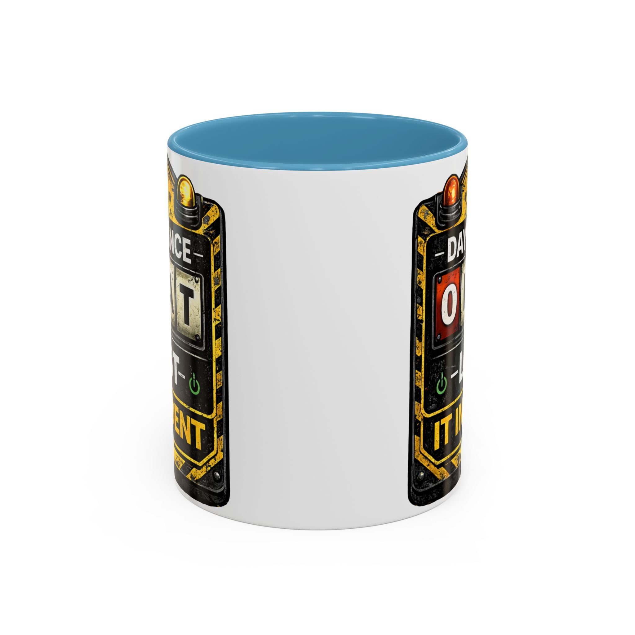 "0 Days Since Last IT Incident" IT Humor Accent Coffee Mug (11, 15oz)