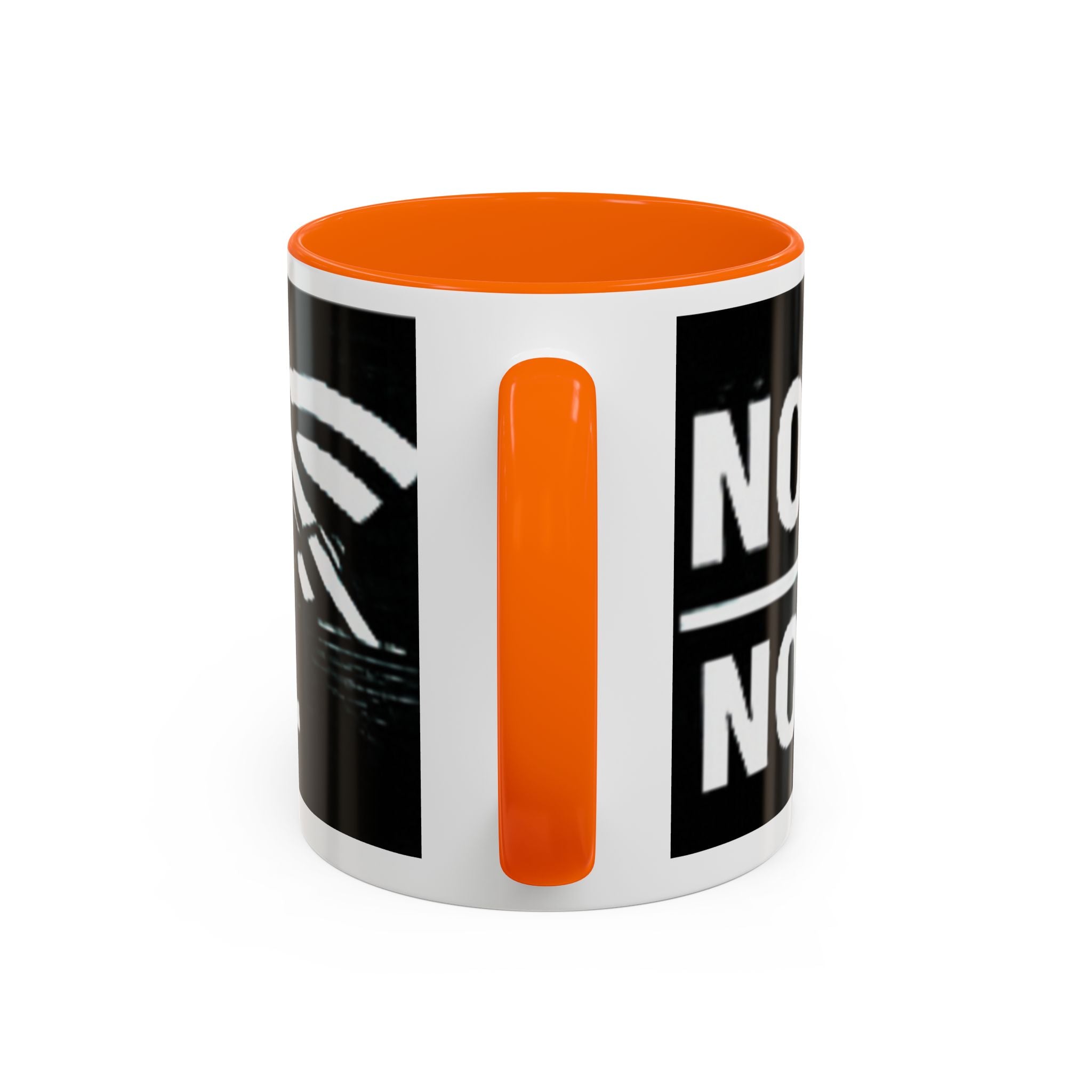 "No Signal No Problem" IT Humor Accent Coffee Mug (11, 15oz)