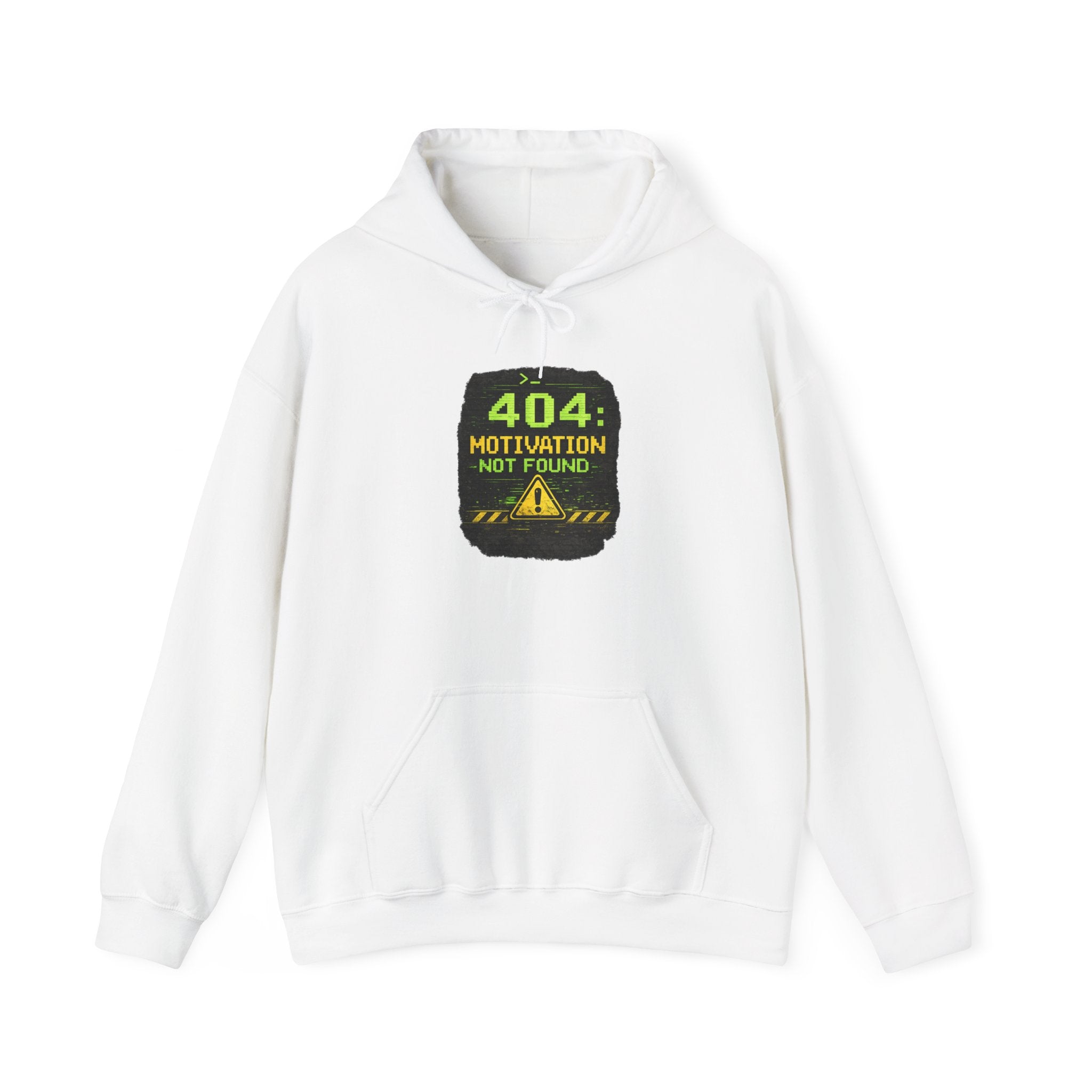 "Error 404 Motivation Not Found" IT Humor Unisex Heavy Blend™ Hoodie