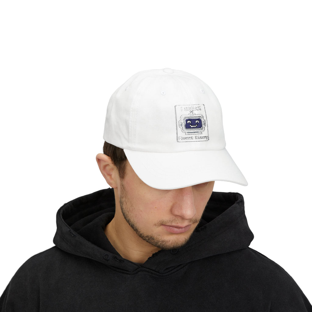 "I Speak Fluent Binary" Tech Humor Funny IT Baseball Hat/Cap