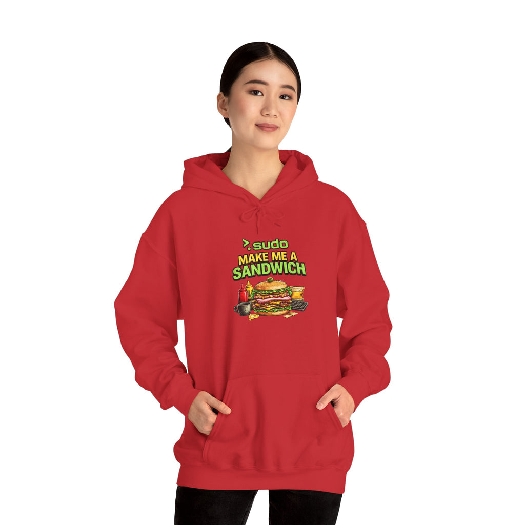 ">.Sudo Make Me A Sandwich" IT Humor Unisex Heavy Blend™ Hoodie