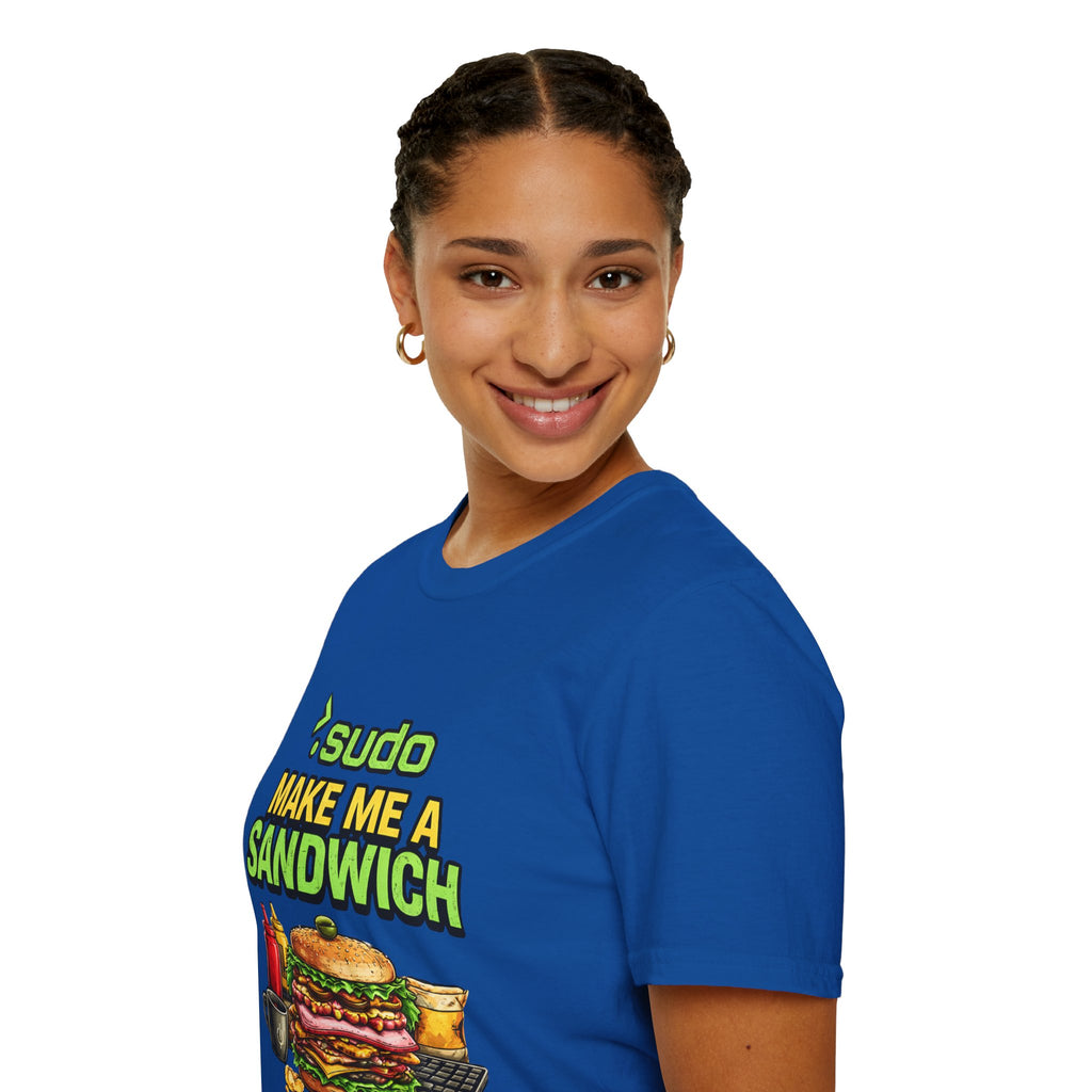 ">. Sudo Make Me a Sandwich" Funny IT T-Shirt — Programmer Tech Humor Tee