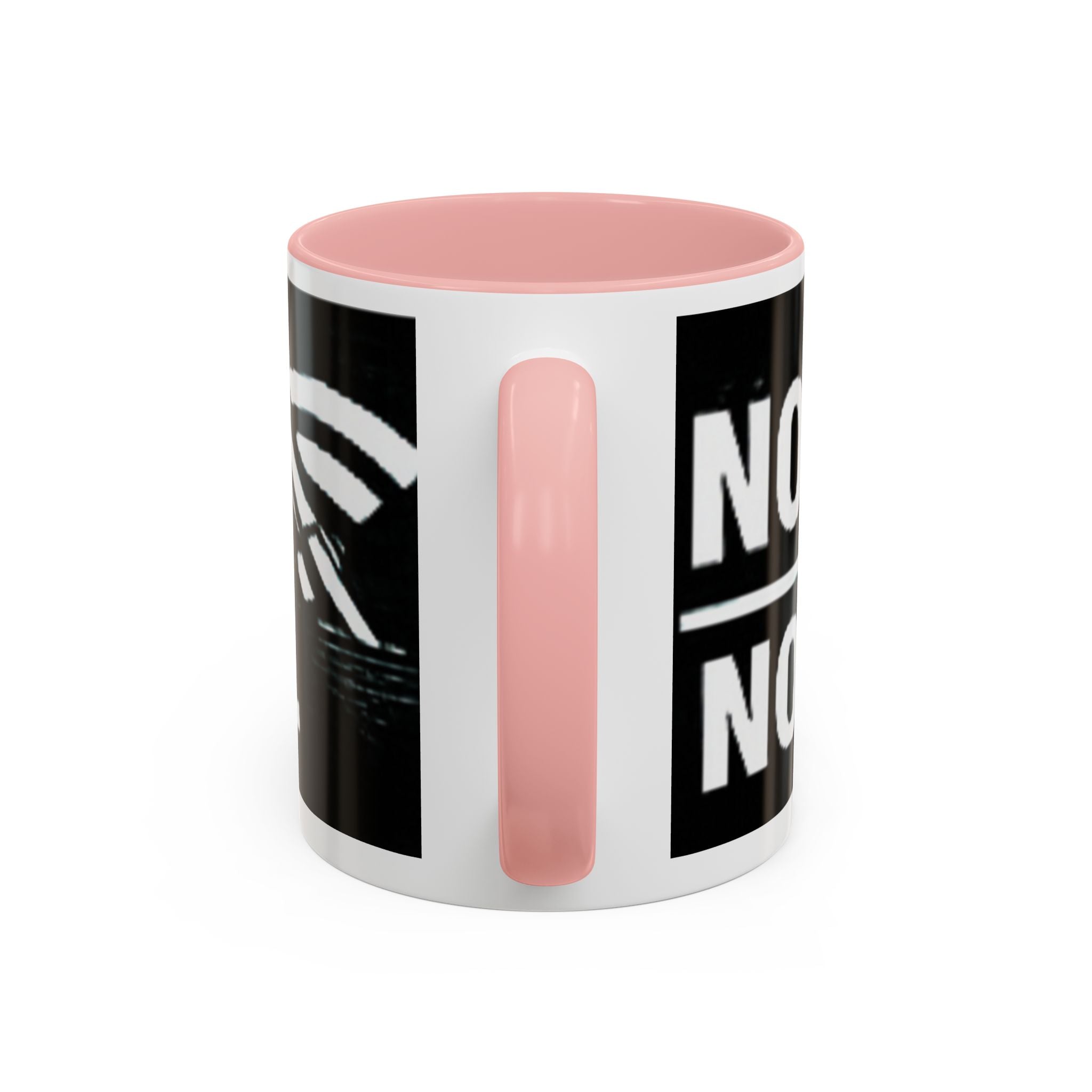 "No Signal No Problem" IT Humor Accent Coffee Mug (11, 15oz)