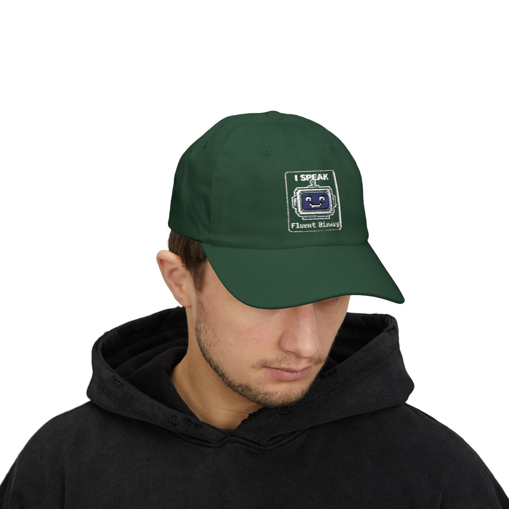 "I Speak Fluent Binary" Tech Humor Funny IT Baseball Hat/Cap