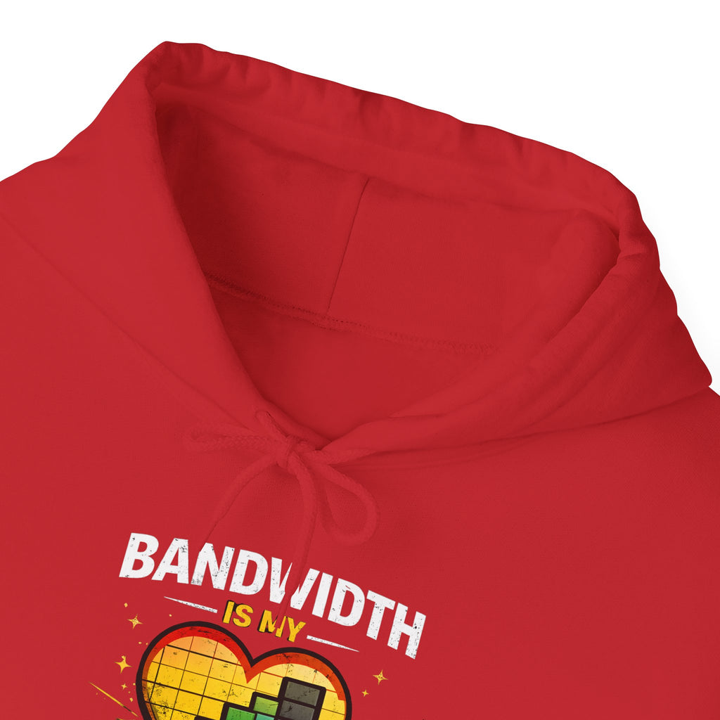 "Bandwidth is my Love Language" Tech Humor Unisex Heavy Blend™ Hoodie
