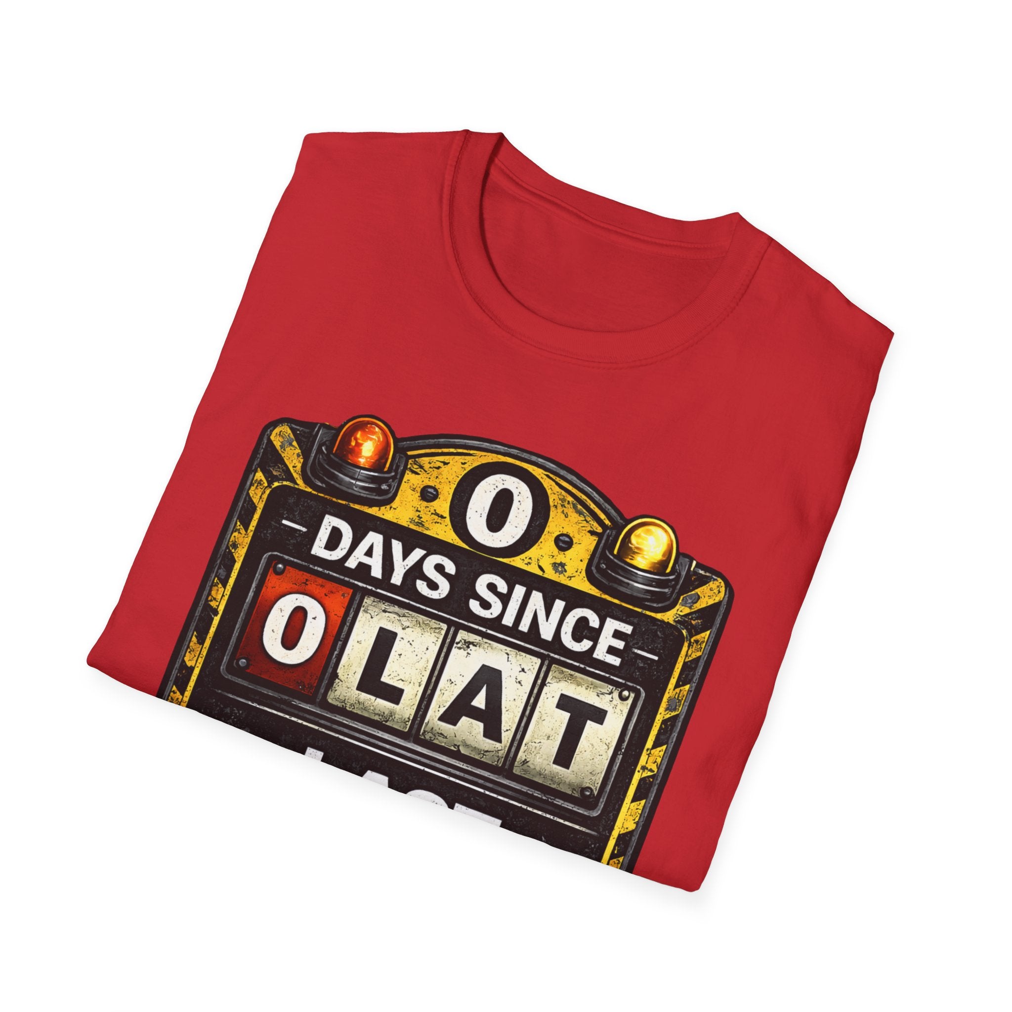 "0 Days Since Last IT Incident" Funny IT Tech Humor T-Shirt