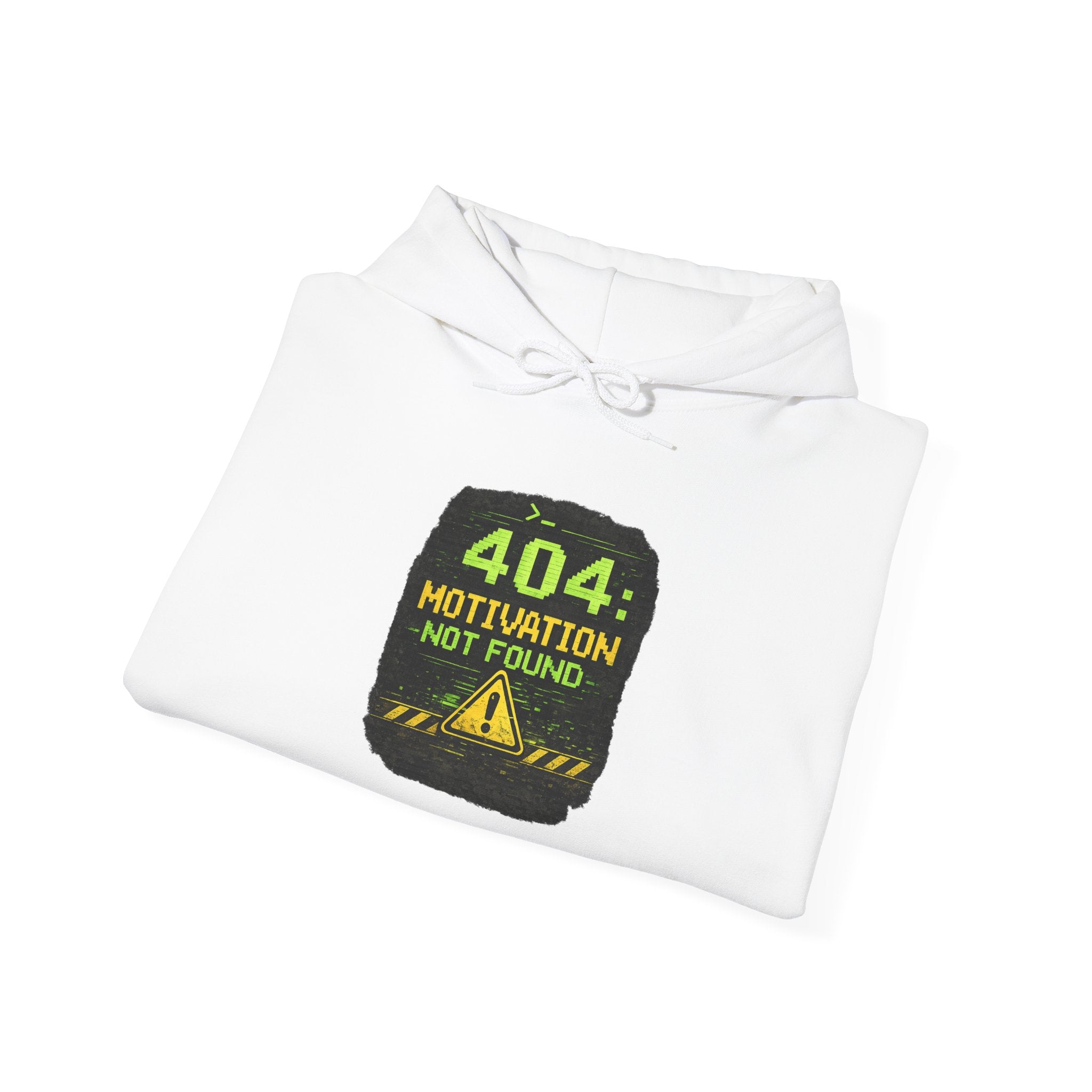 "Error 404 Motivation Not Found" IT Humor Unisex Heavy Blend™ Hoodie