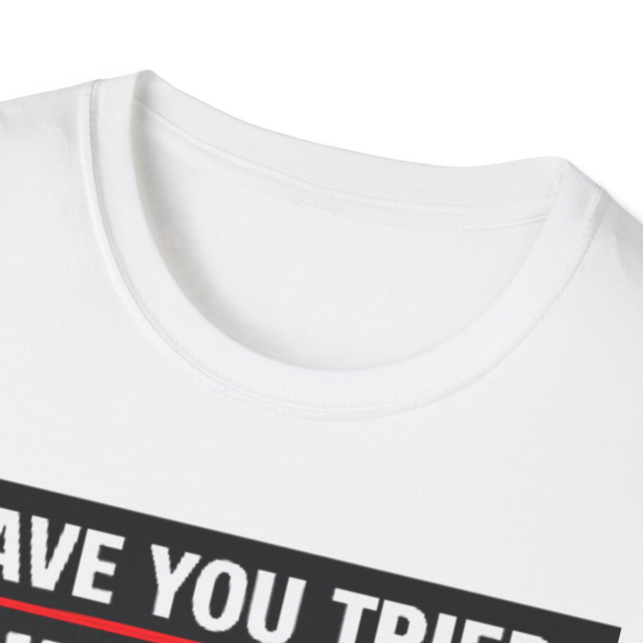 "Have You Tried Turning It Off On Again?" Funny IT T-Shirt Tech Humor Tee