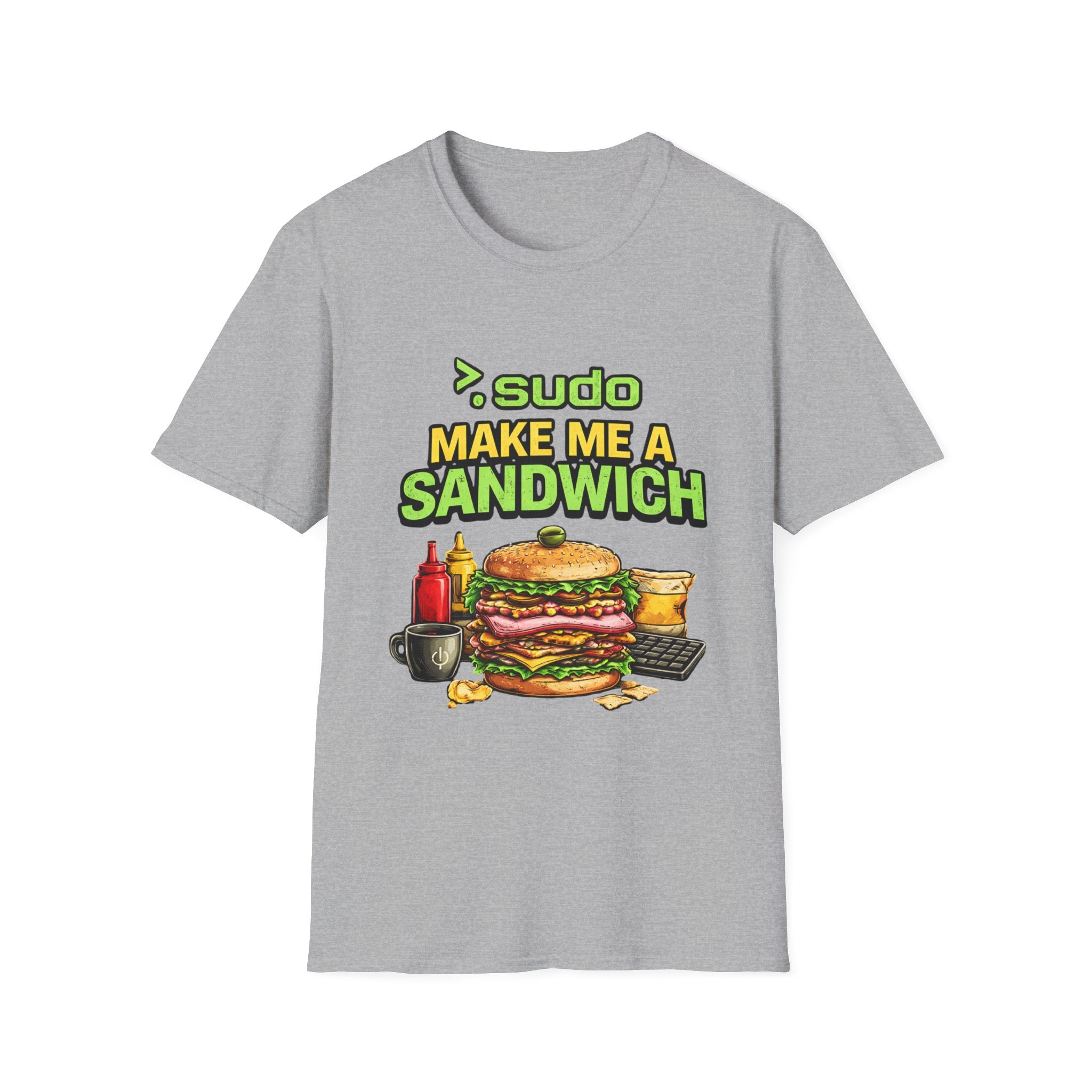 ">. Sudo Make Me a Sandwich" Funny IT T-Shirt — Programmer Tech Humor Tee