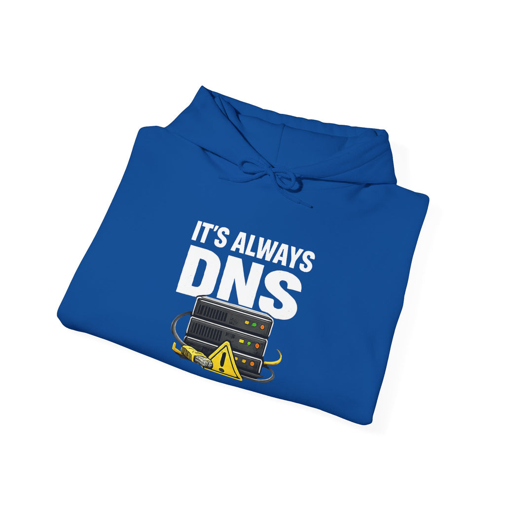 "It's Always DNS" Tech Humor Unisex Heavy Blend™ Hoodie
