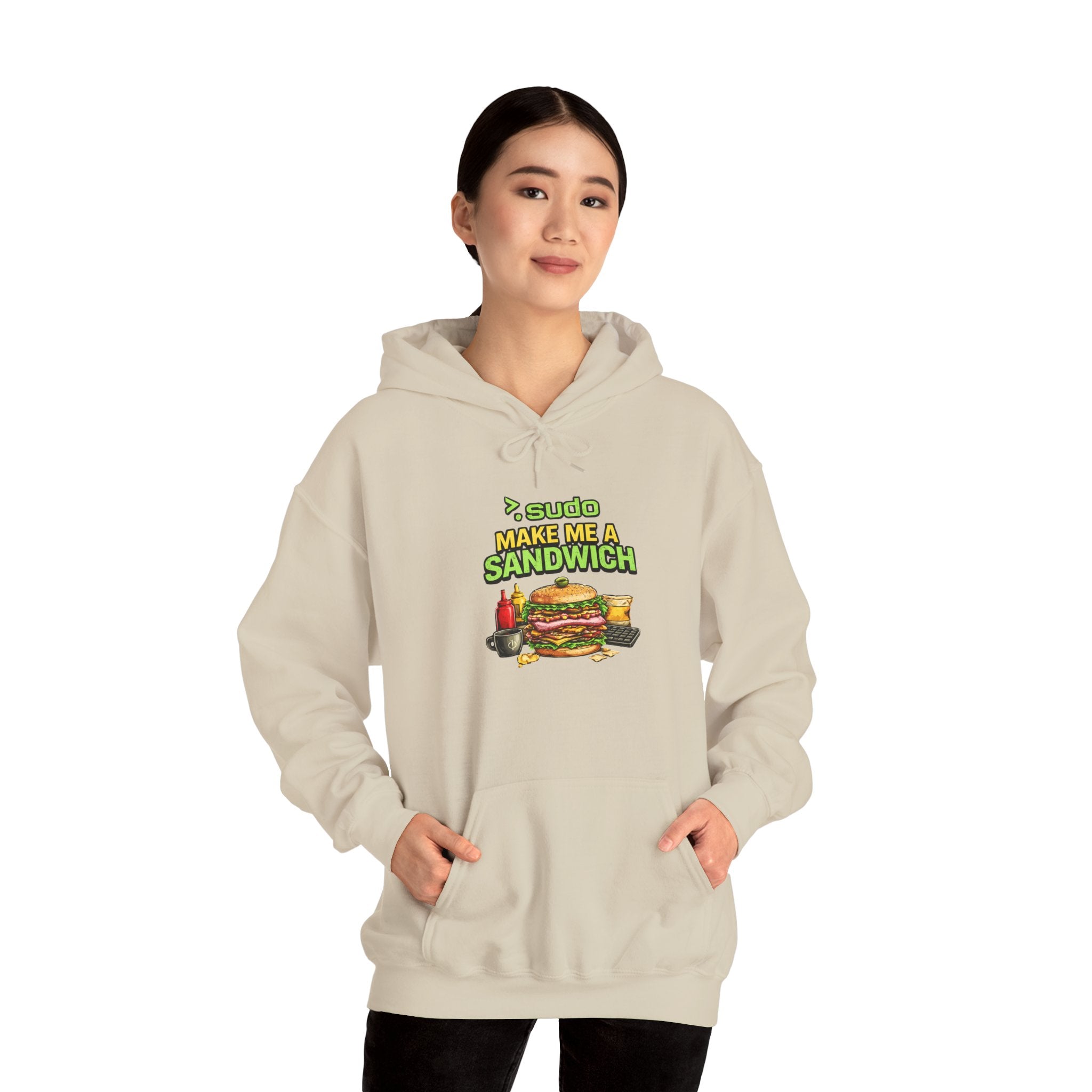 ">.Sudo Make Me A Sandwich" IT Humor Unisex Heavy Blend™ Hoodie