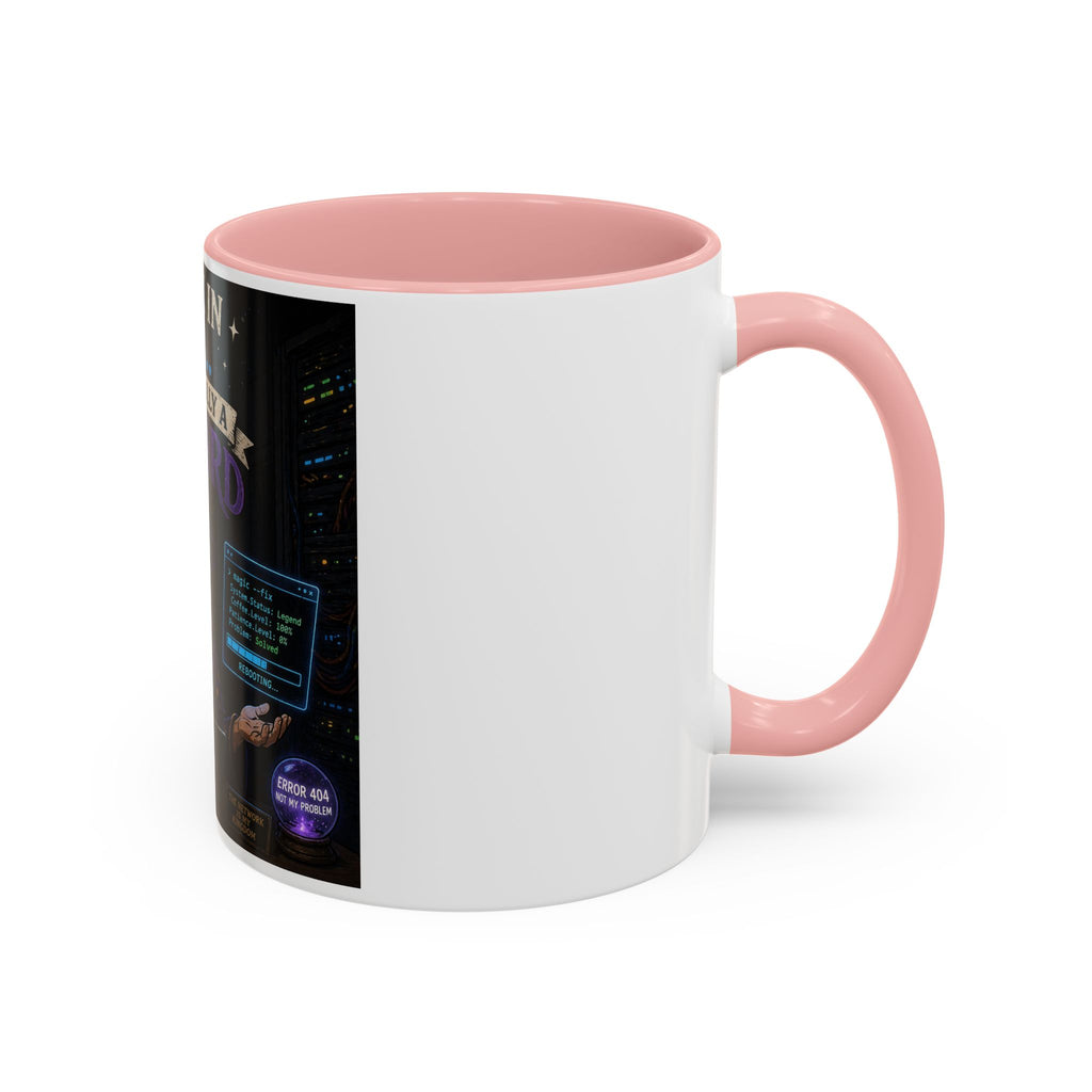 "I Work in IT... I'm Basically a Wizard" Funny IT Tech Support Humor Coffee Mug