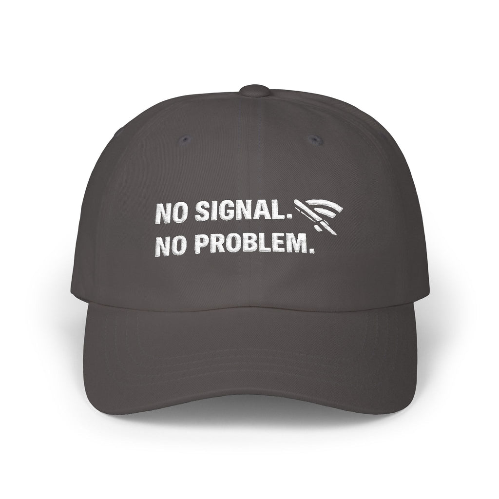 "No Signal No Problem" Tech Humor Funny IT Baseball Hat/Cap