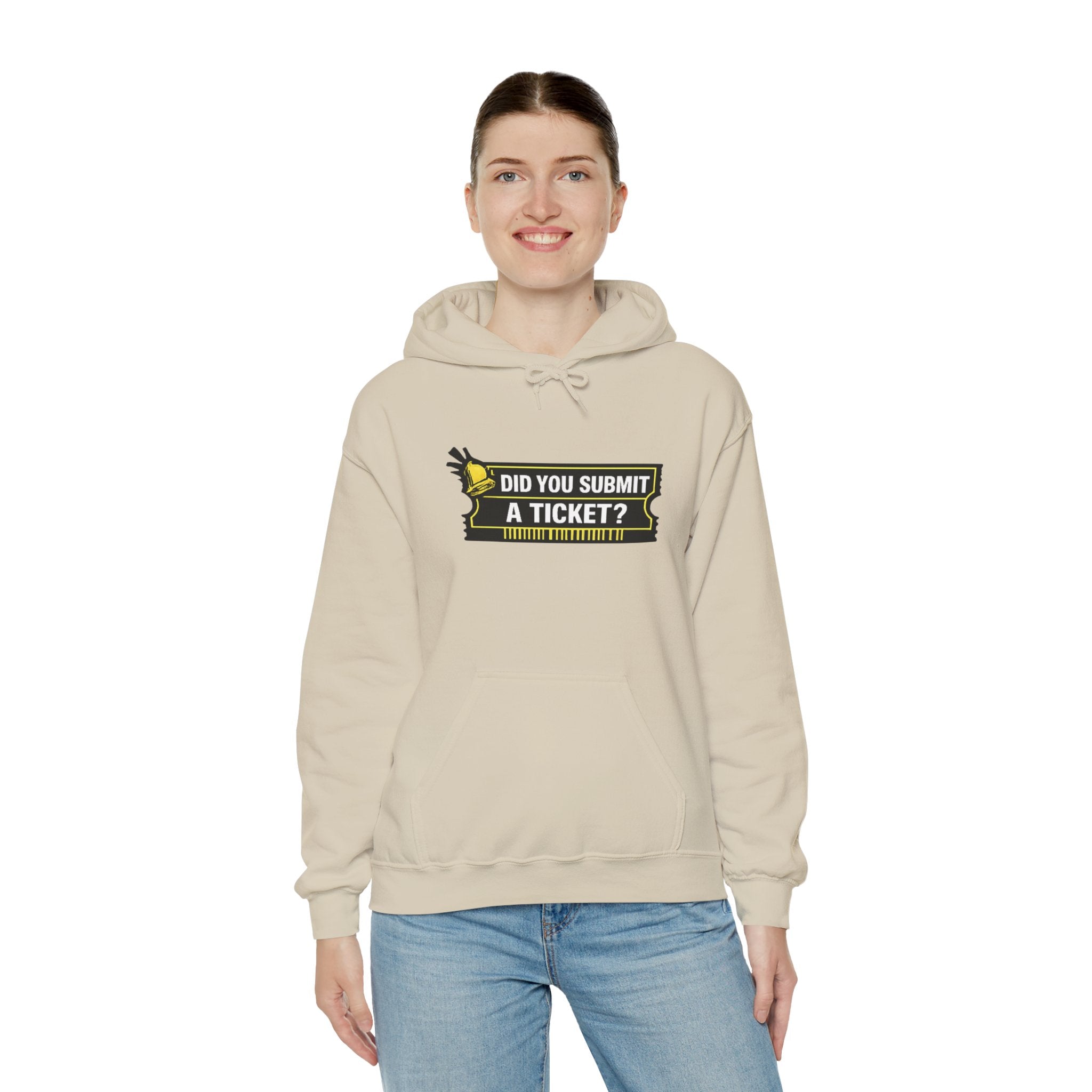 "Did You Submit a Ticket?" IT Support Humor Hoodie