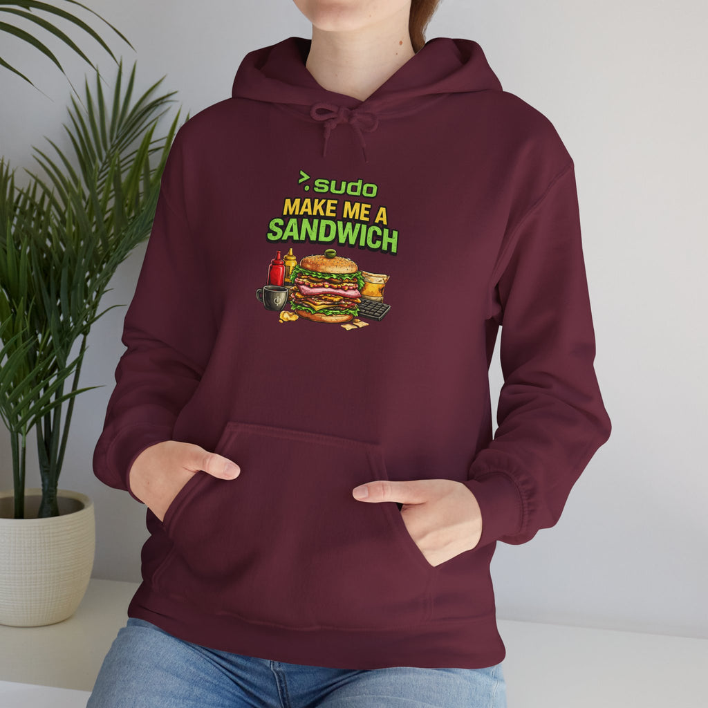 ">.Sudo Make Me A Sandwich" IT Humor Unisex Heavy Blend™ Hoodie