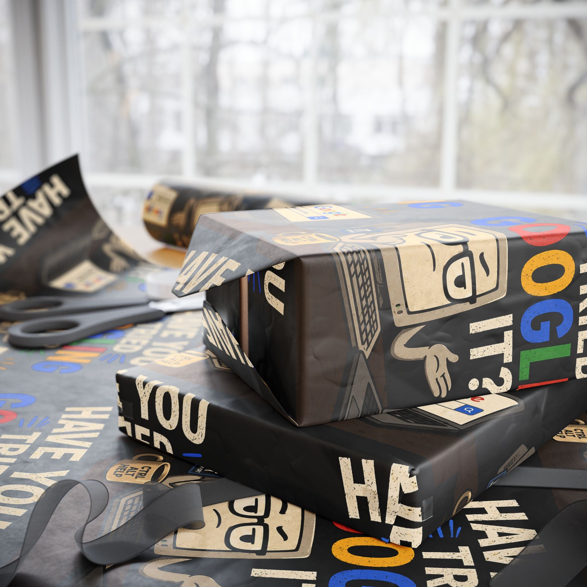 "Have You Tried Googling It?" (Gift Wrap Roll)