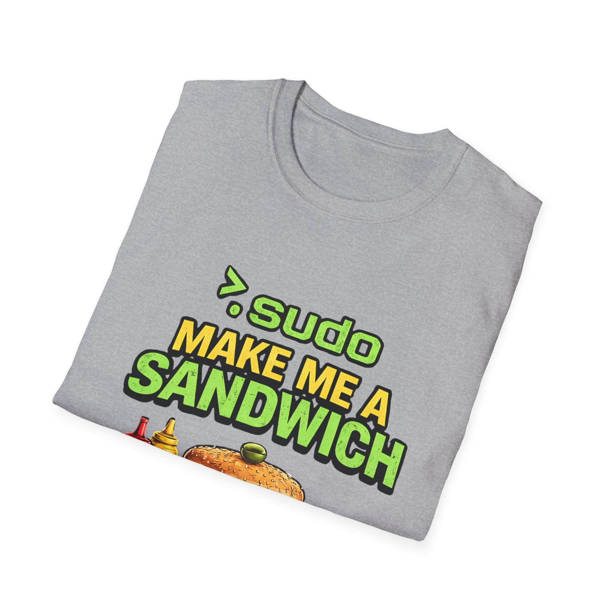 ">. Sudo Make Me a Sandwich" Funny IT T-Shirt — Programmer Tech Humor Tee