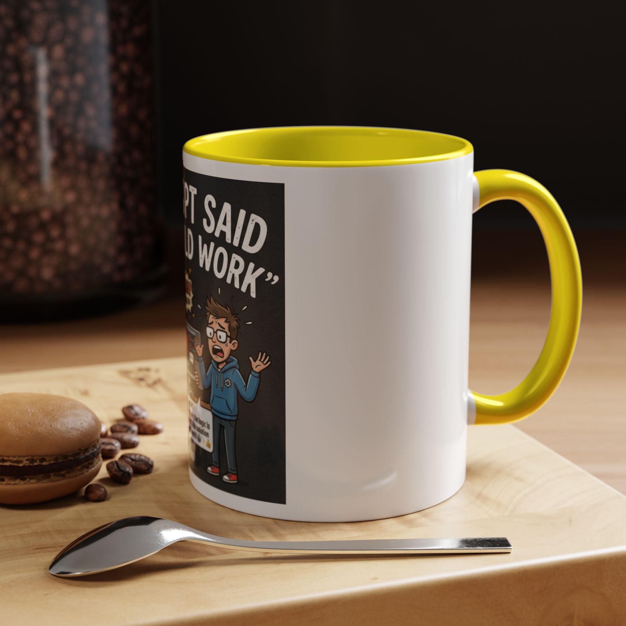 "CHatGBT Said It Would Work" Funny IT Tech Humor AI Fail Ceramic Mug