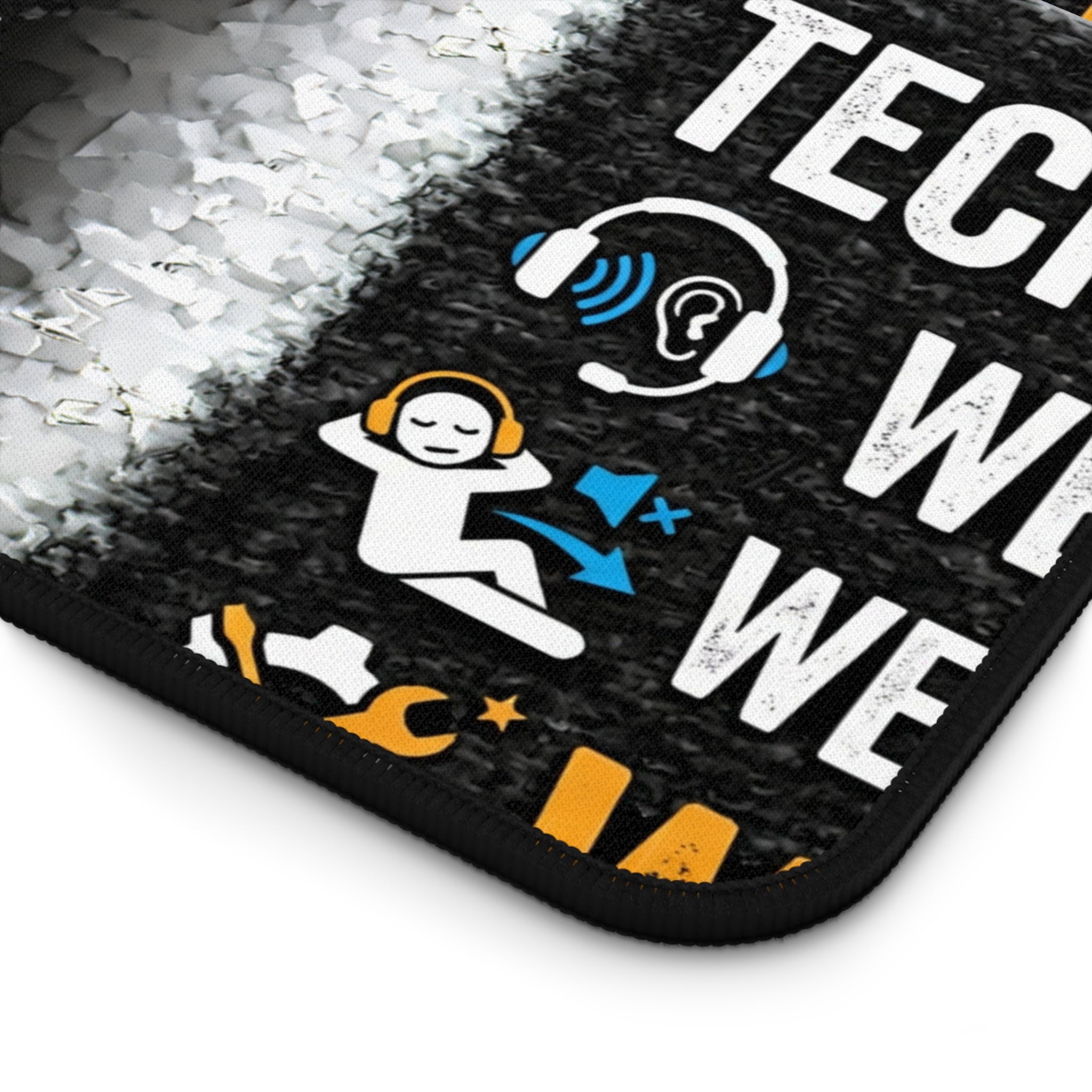 “We Hear You, We Ignore You, We Fix It” Office Mouse Pad Funny IT Tech Support Humor Desk Mat