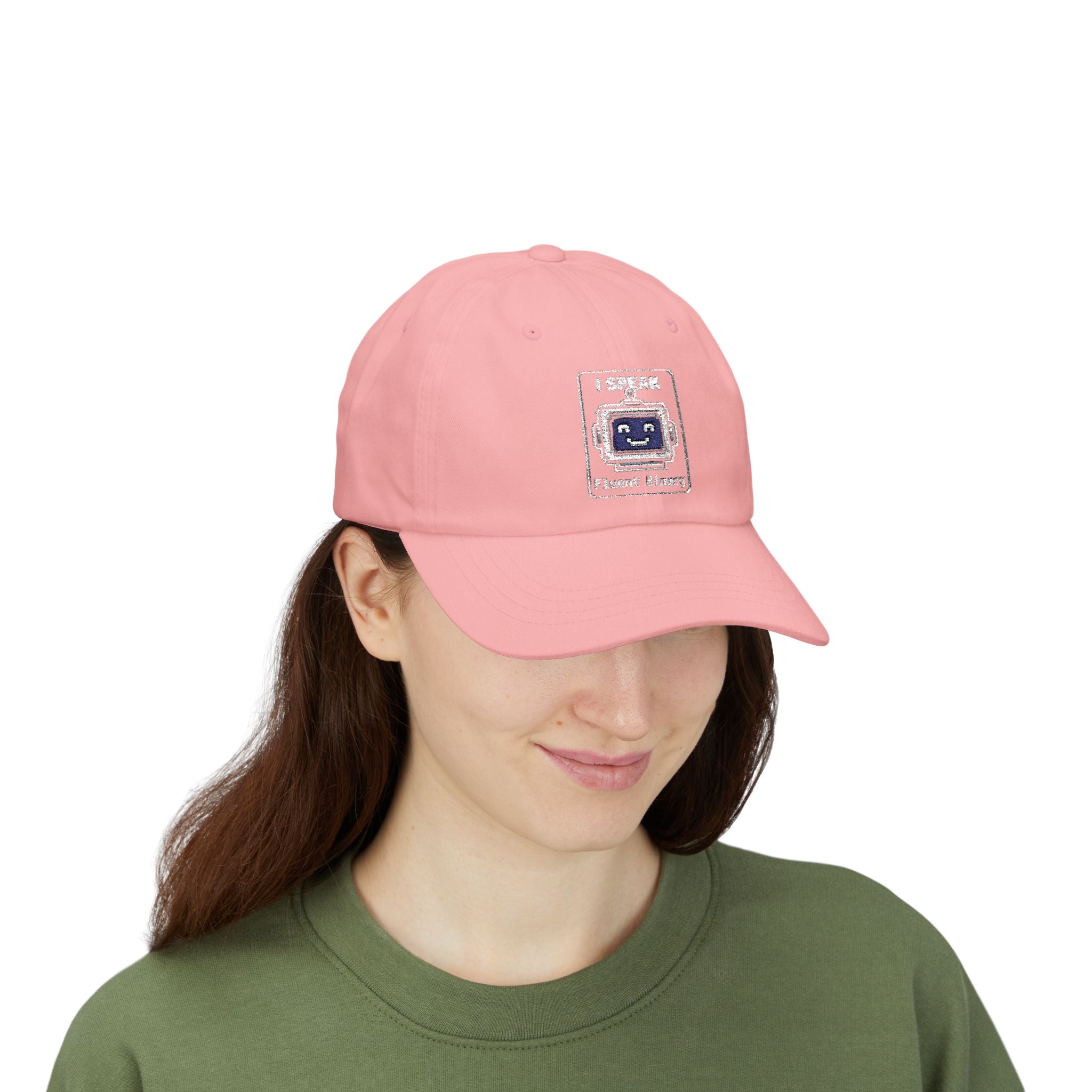 "I Speak Fluent Binary" Tech Humor Funny IT Baseball Hat/Cap