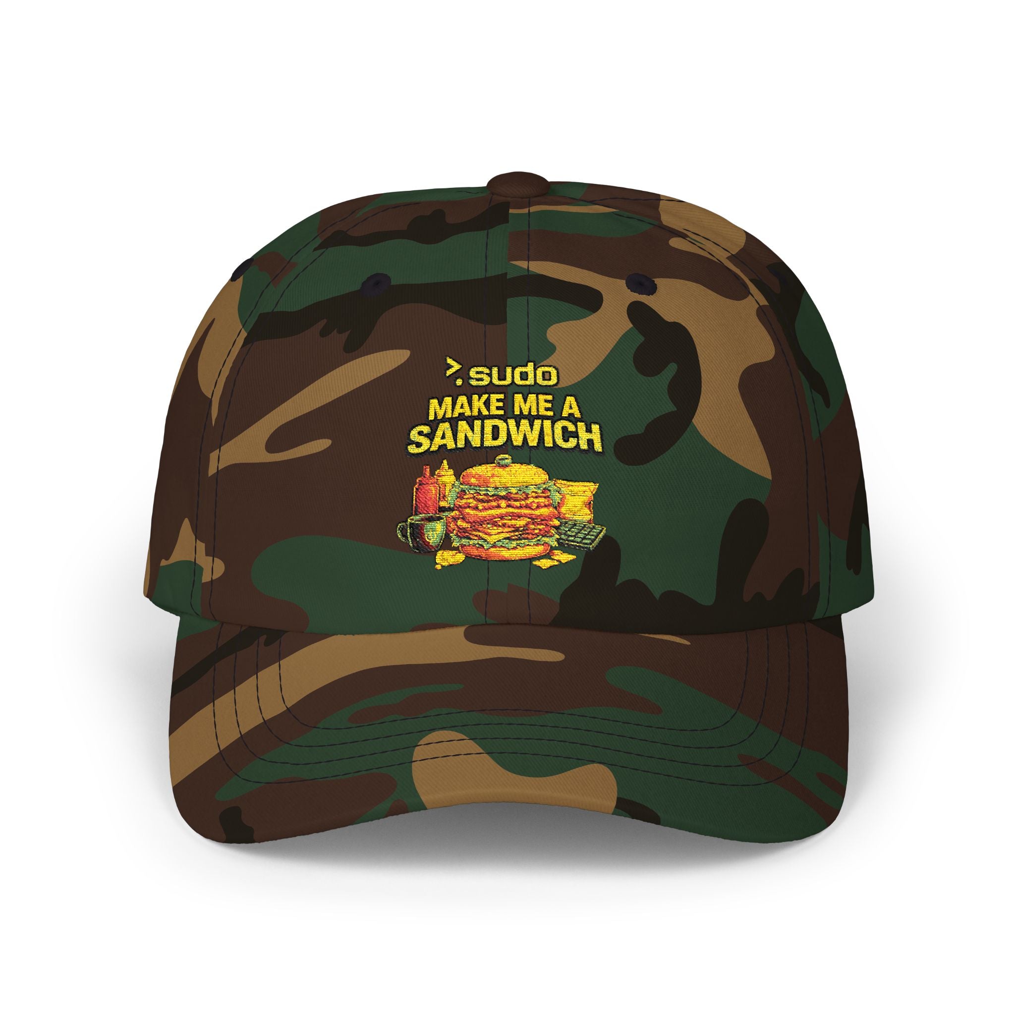 ">. Sudo Make Me A Sandwich" Tech Humor Funny IT Baseball Hat/Cap
