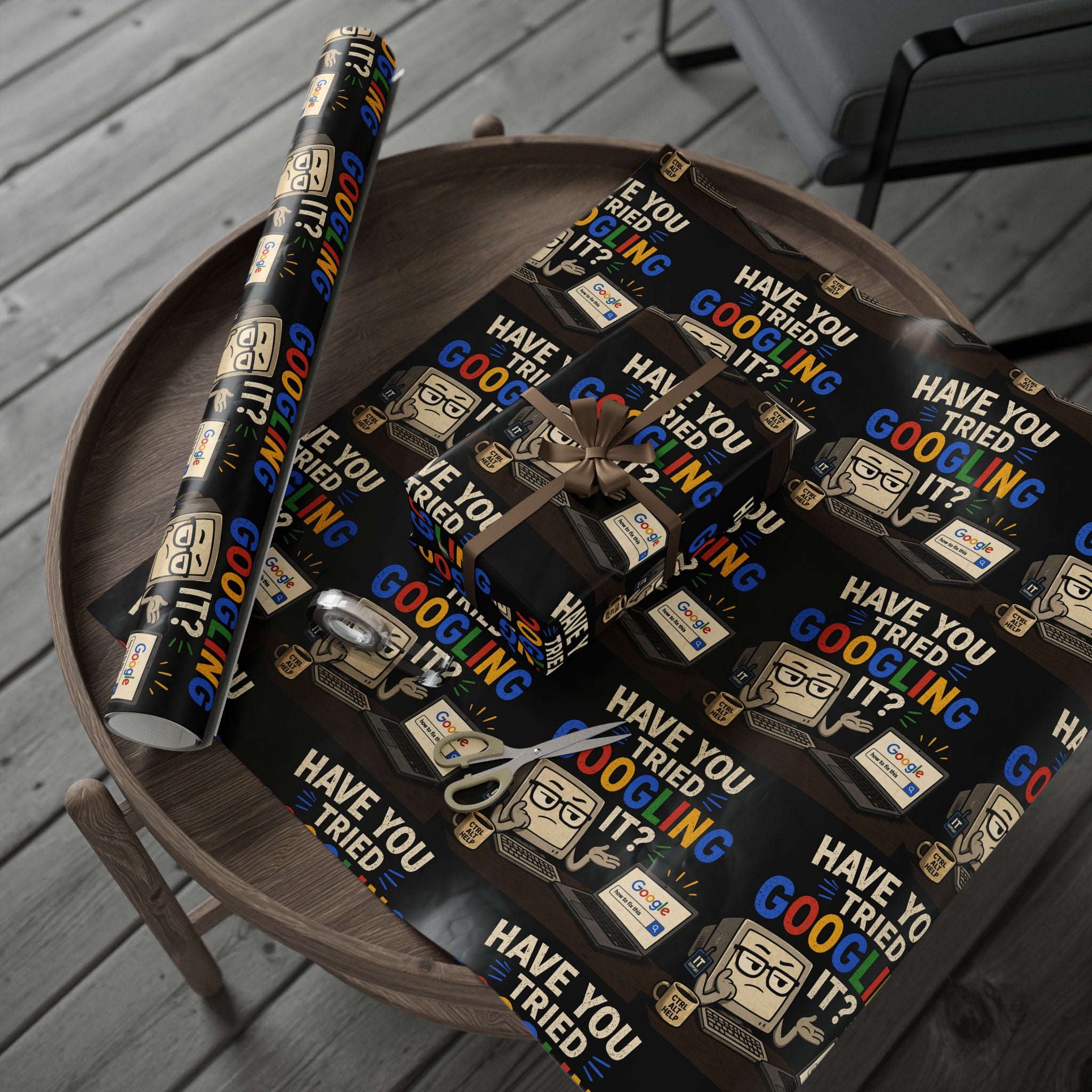 "Have You Tried Googling It?" (Gift Wrap Roll)