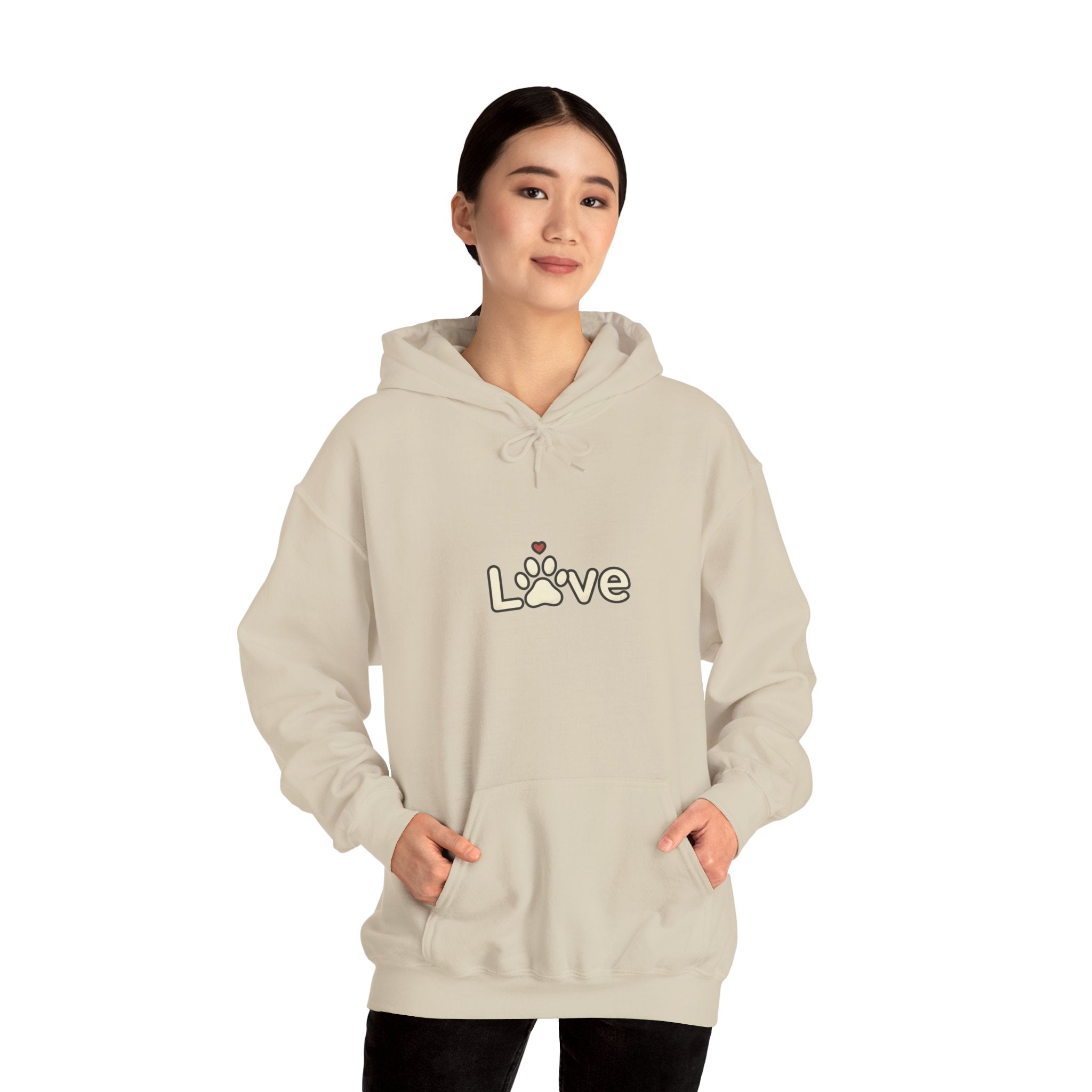 Dog Mom Love Hoodie | dog mom, fur baby, rescue pride