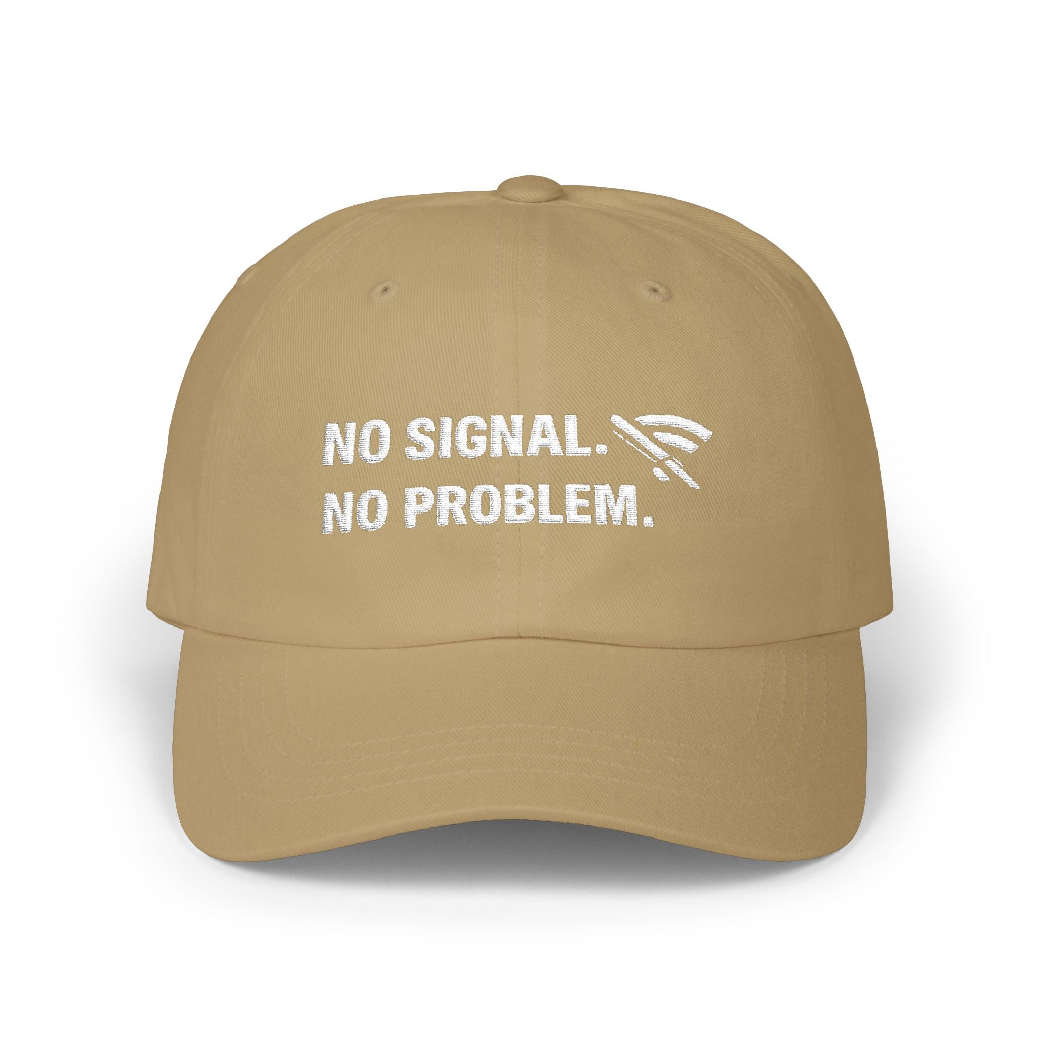 "No Signal No Problem" Tech Humor Funny IT Baseball Hat/Cap