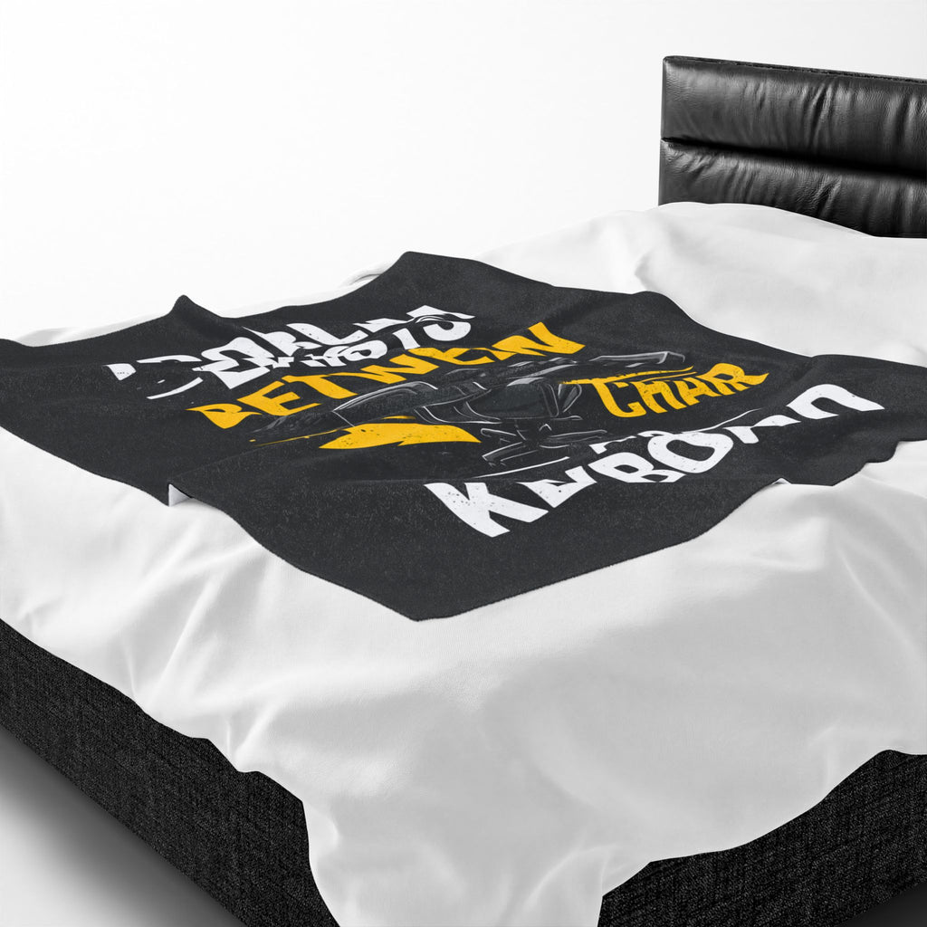 "Problem Exists Between Chair and Keyboard" Tech Humor Velveteen Throw Funny IT Funny Office Blanket
