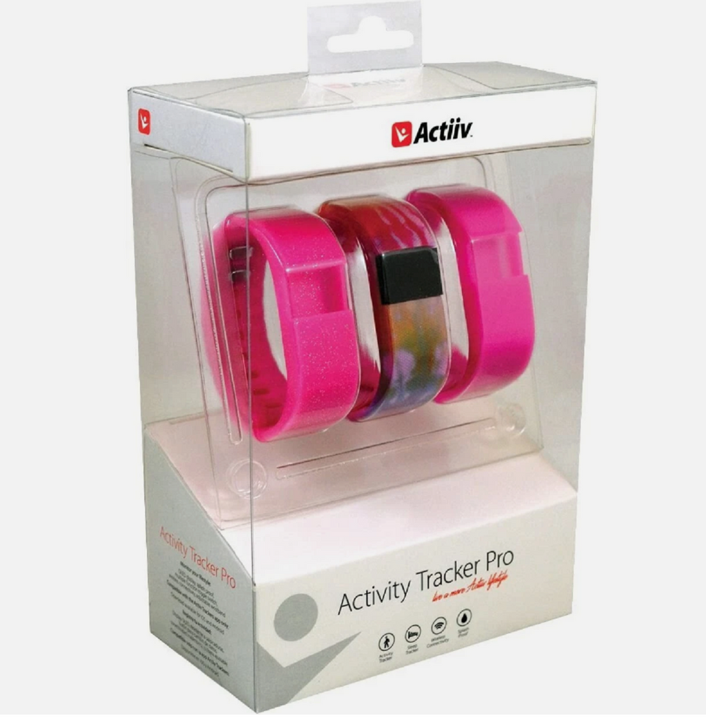 ACTIIV Zenixx Glow/Solid/Tie-Dye Bundle Activity Tracker Pro – Pink ACUBF021I