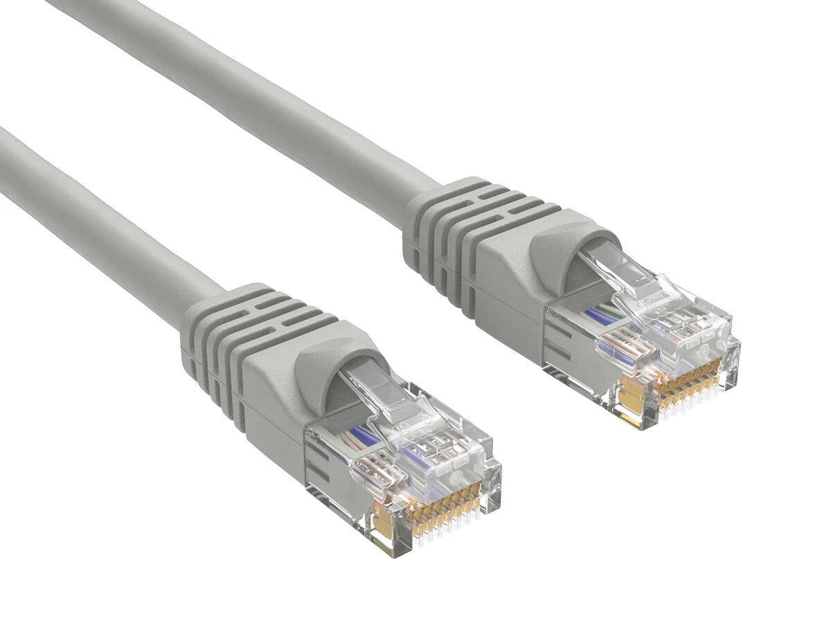 Allen Tel Cat5e Ethernet Cable Gray Snagless RJ45 Patch Cord 1ft–7ft ETL