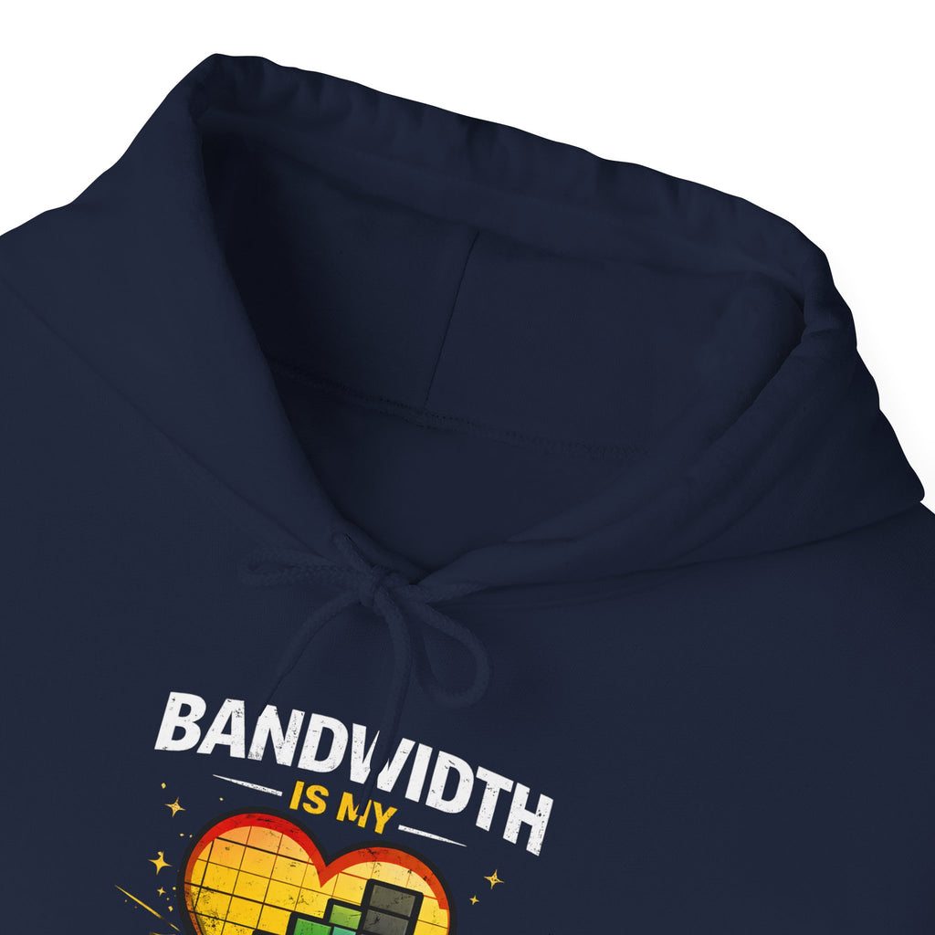 "Bandwidth is my Love Language" Tech Humor Unisex Heavy Blend™ Hoodie