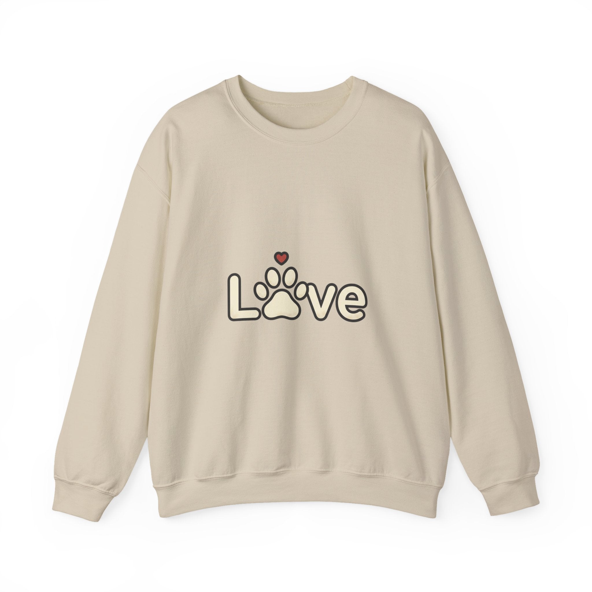 Love Paw Crewneck Sweatshirt | Dog Mom Dog Dad, Fur Baby Rescue Pride