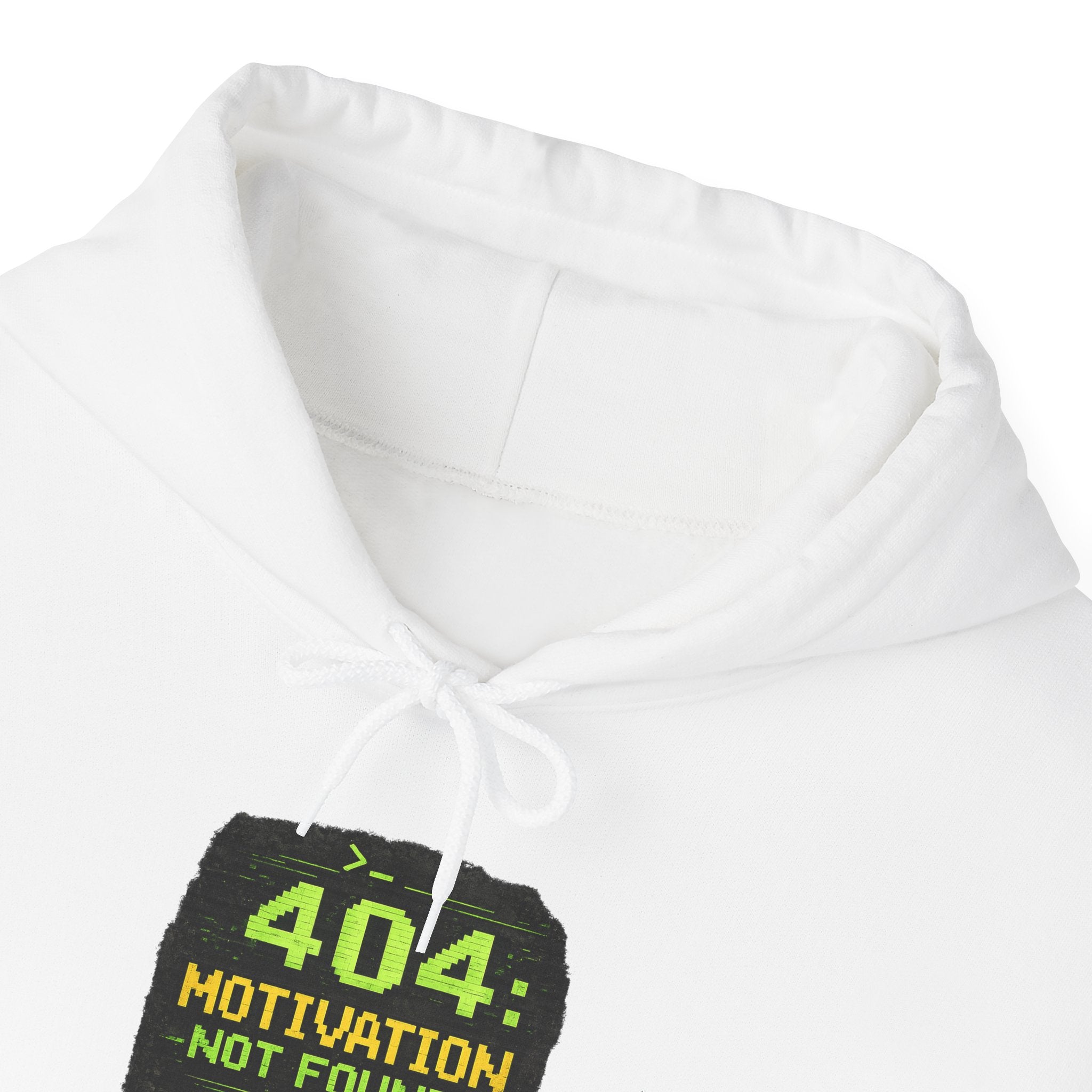 "Error 404 Motivation Not Found" IT Humor Unisex Heavy Blend™ Hoodie