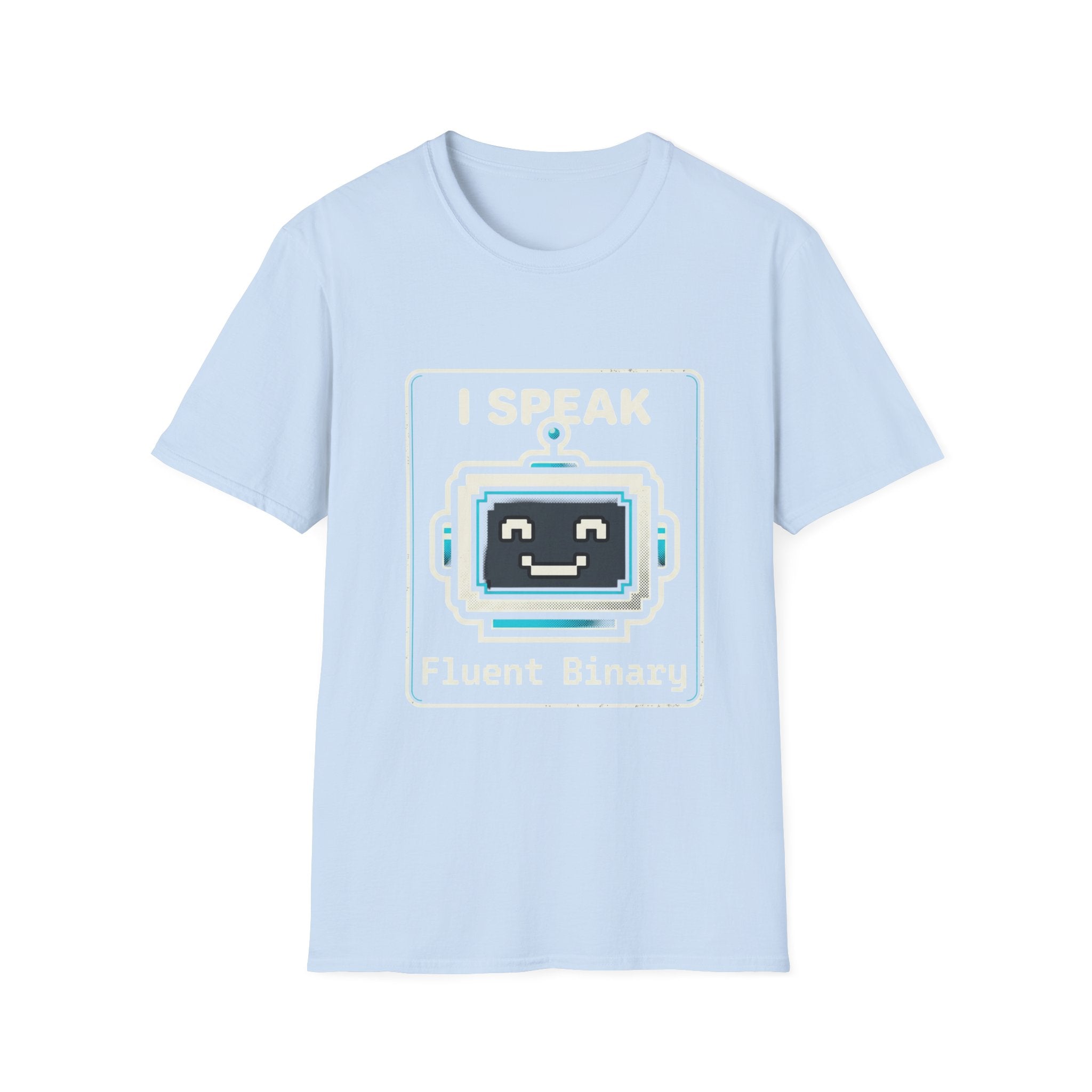 "I Speak Fluent Binary" Funny IT Programmer Tech Humor Graphic Tee