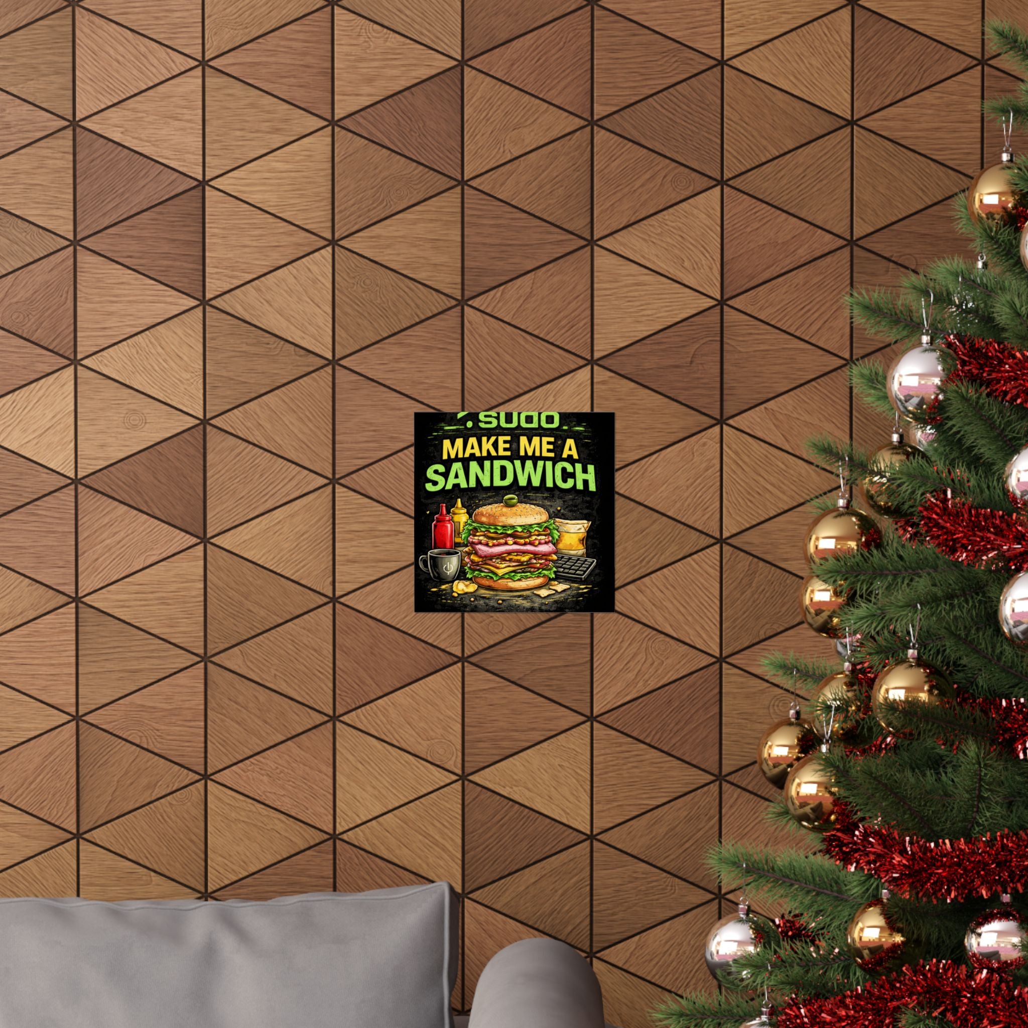 ">.Sudo Make Me A Sandwich" Geek Tech Humor Funny IT Matte Vertical Posters