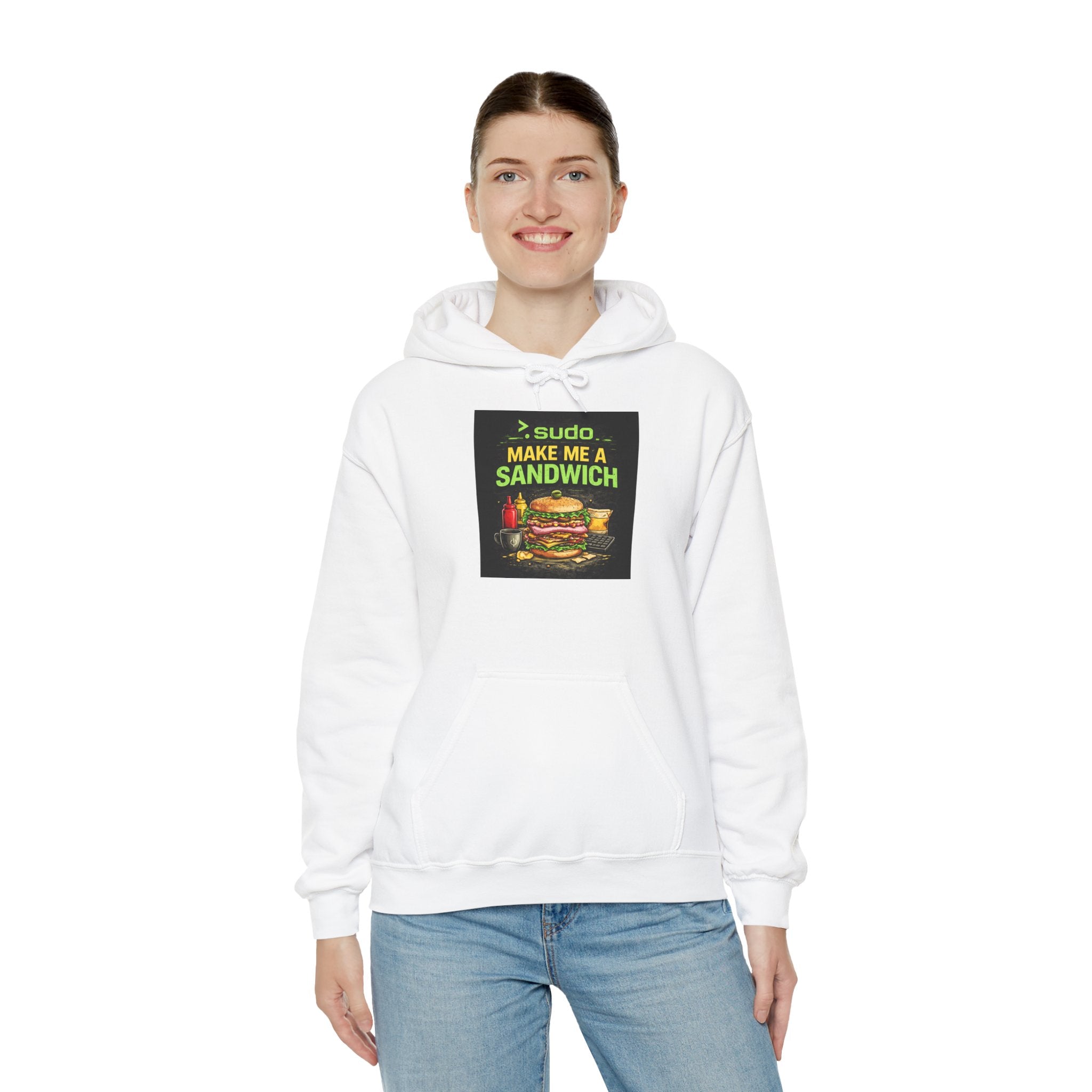 ">.Sudo Make Me A Sandwich" IT Humor Unisex Heavy Blend™ Hoodie