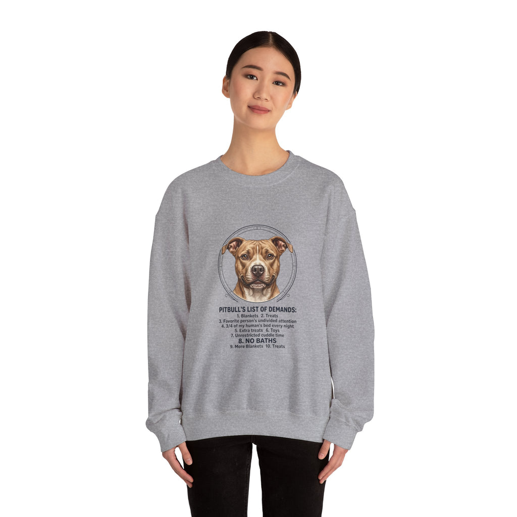 Pitbull Mom Sweatshirt | dog mom, fur baby, rescue pride