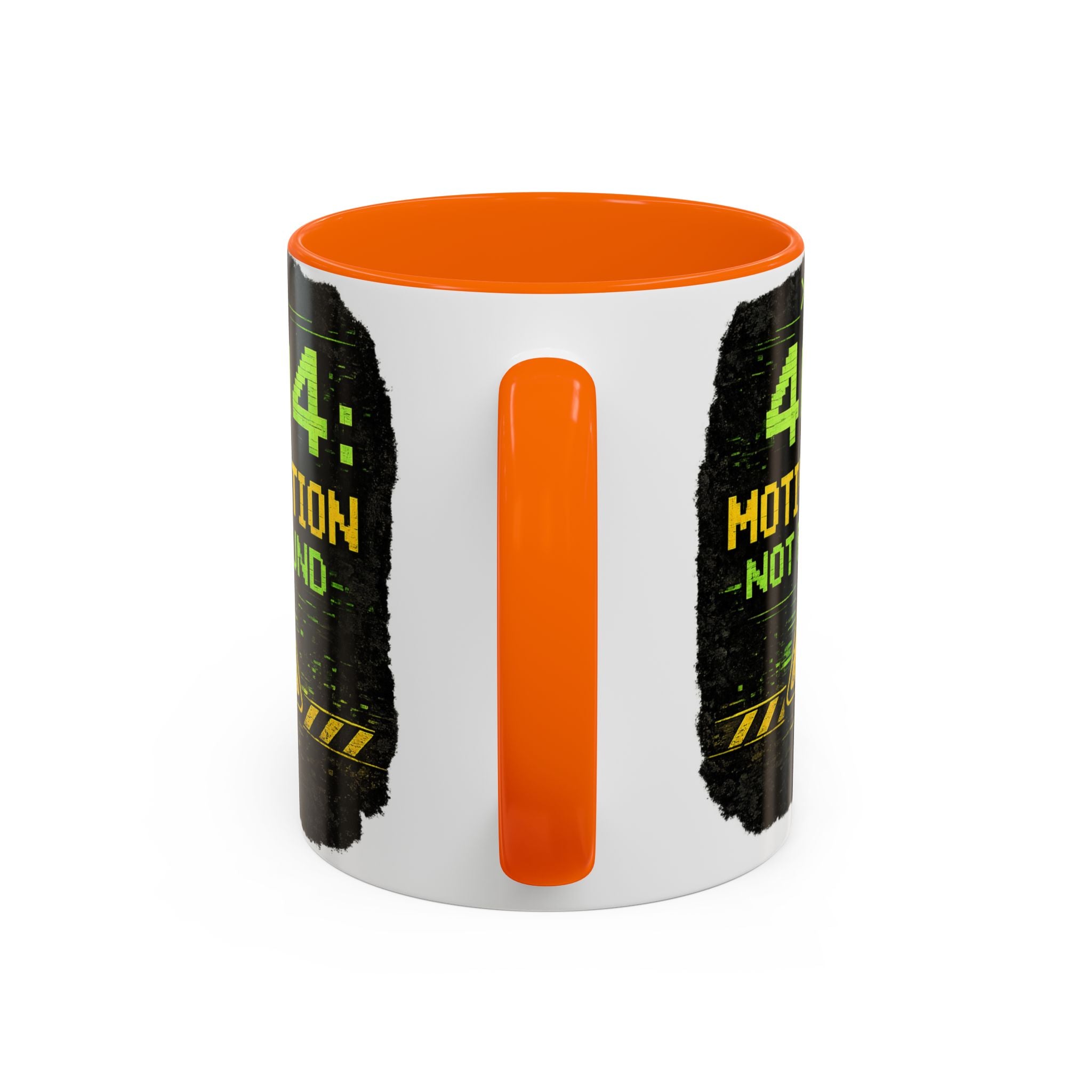 "Error 404 Motivation Not Found" IT Humor Accent Coffee Mug (11, 15oz)