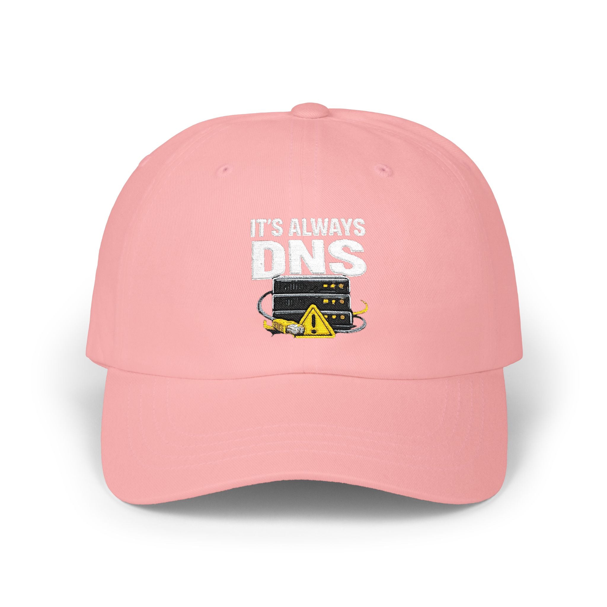 "It's Always DNS" Tech Humor Funny IT Baseball Hat/Cap