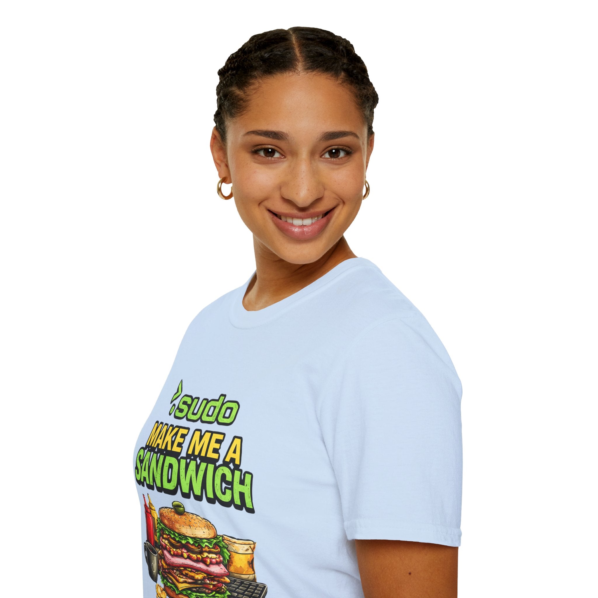 ">. Sudo Make Me a Sandwich" Funny IT T-Shirt — Programmer Tech Humor Tee