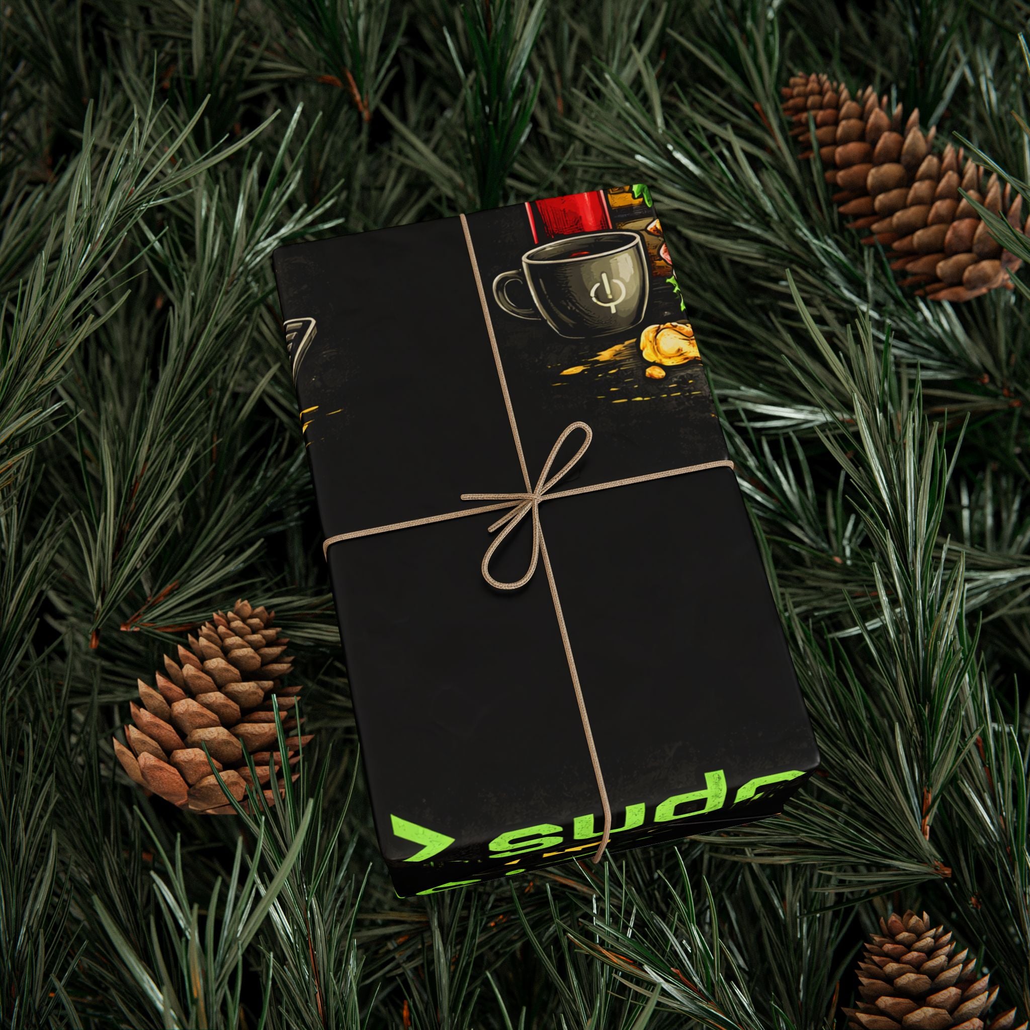 ">.Sudo Make Me ASandwich" Funny IT Wrapping Paper – Funny Tech Gift Wrap