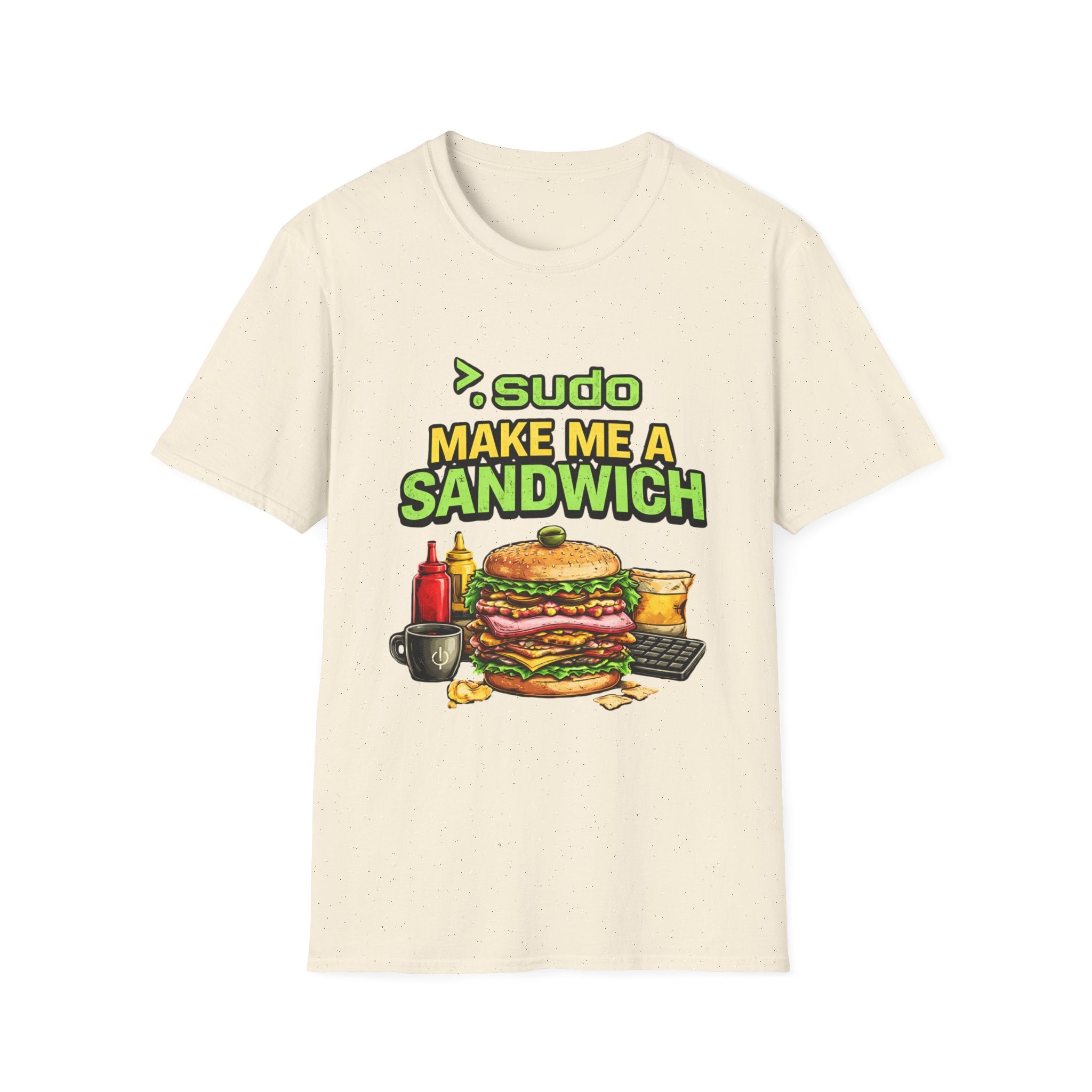 ">. Sudo Make Me a Sandwich" Funny IT T-Shirt — Programmer Tech Humor Tee