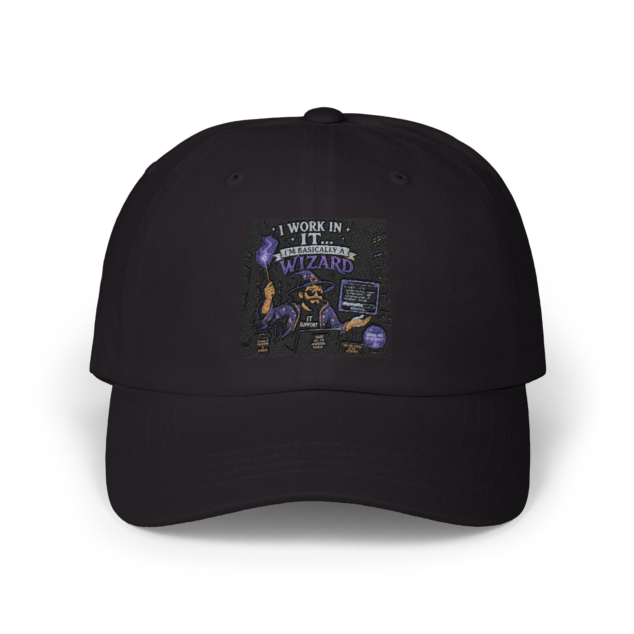 I Work In Technology Wizard Cap | Classic Baseball Hat