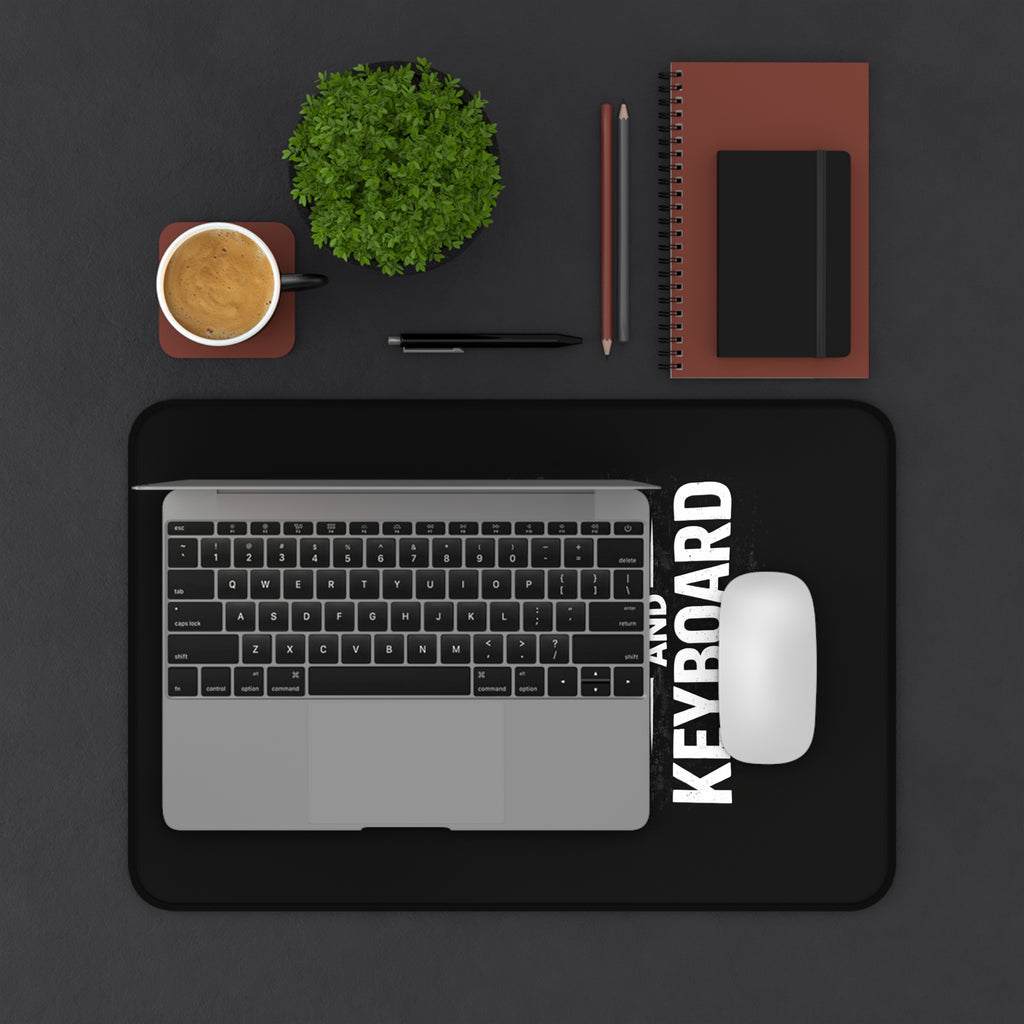 "Problem Exists Between Chair and Keyboard" Gaming/Office Tech Humor Mouse Pad Funny IT Desk Mat