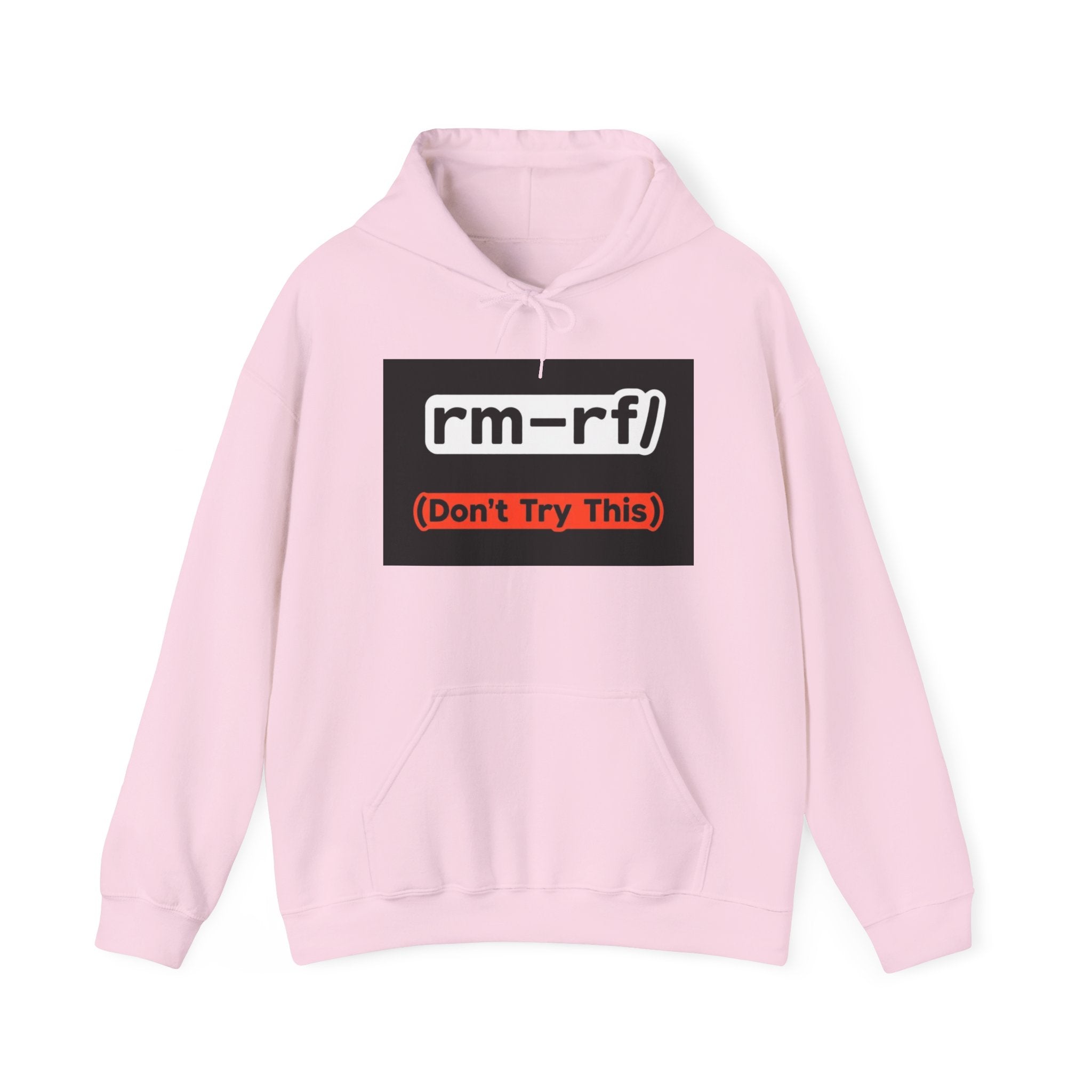 "rm–rf/ (Don't Try This)" — Funny Linux/Devops Command Hoodie