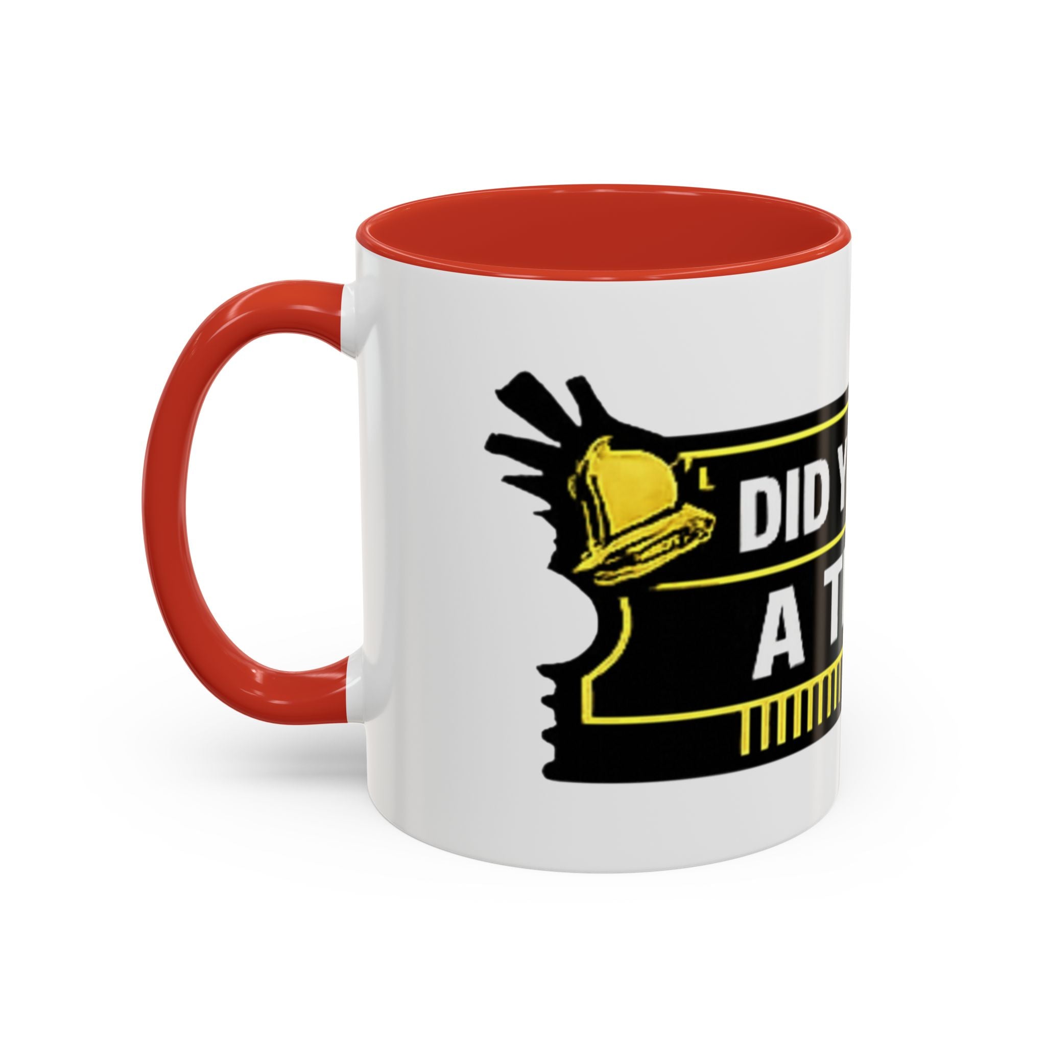 "Did You Submit a Ticket?" Accent Coffee Mug — Support Desk Humor, IT Helpdesk Gift (11/15oz)