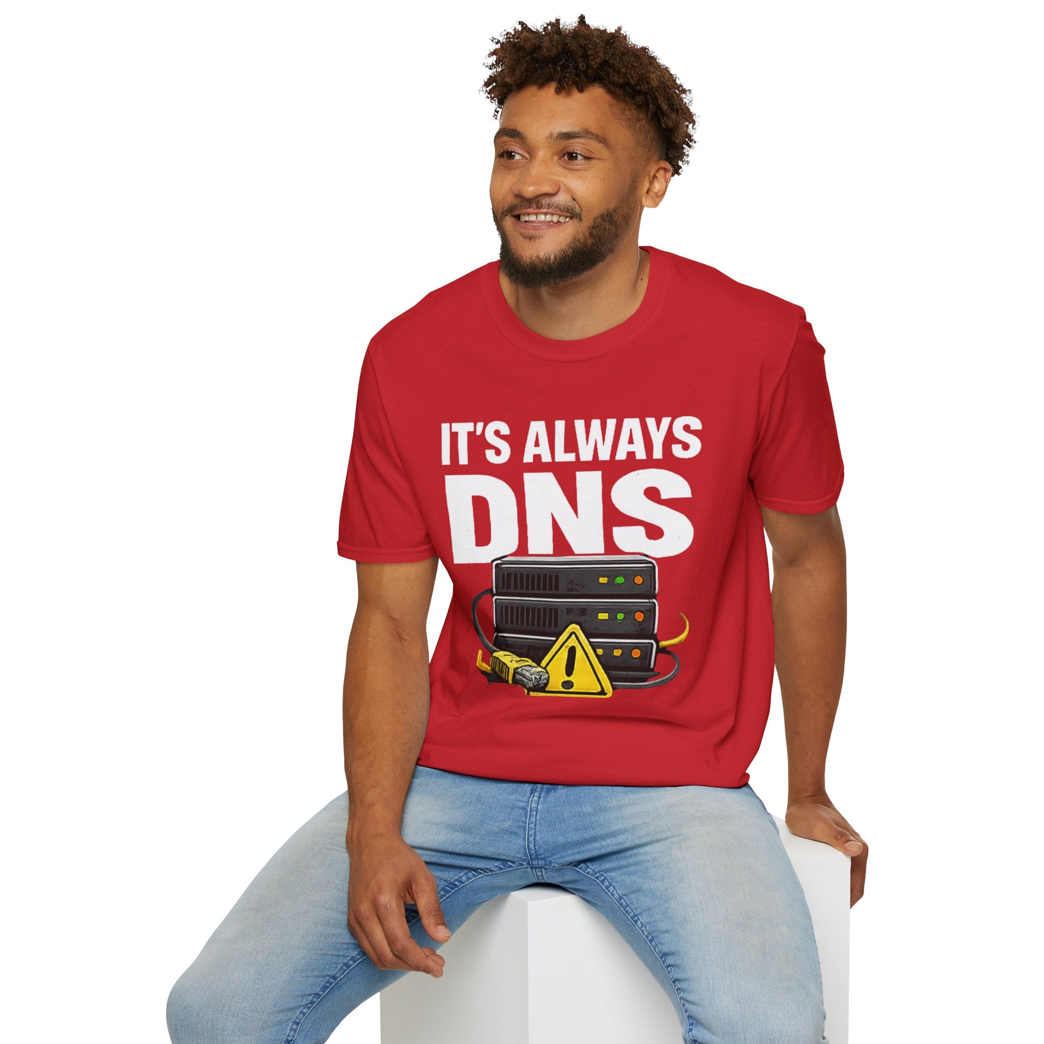 "It's Always DNS" Funny IT Tech Humor T-Shirt