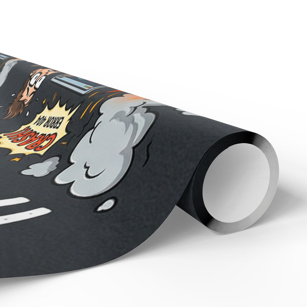 "ChatGBT Said It Would Work"  Funny IT AI Fail Design (Father's Day Gift Wrap) Tech Humor Wrapping Paper Office Gift