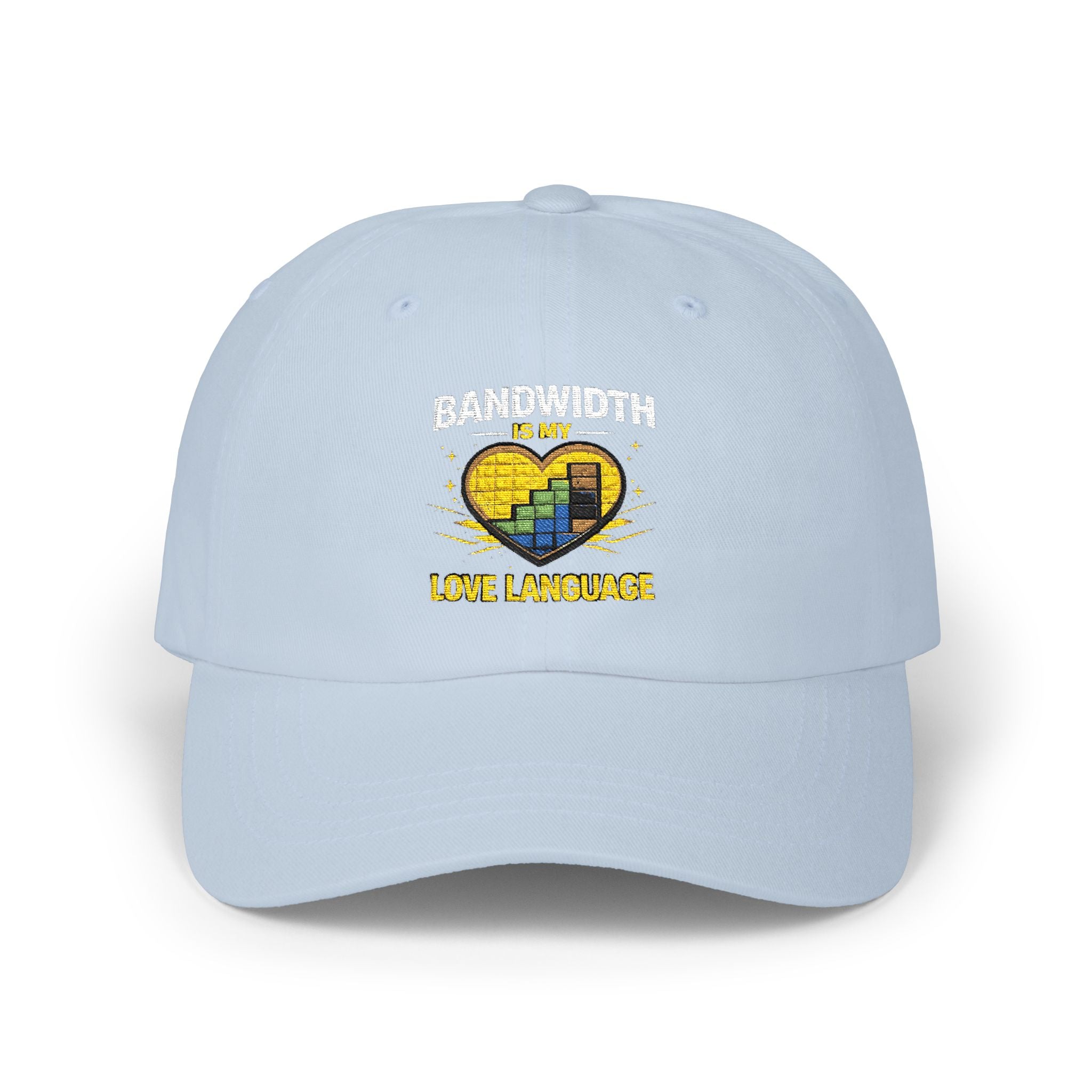 "Bandwidth is my Love Language" Tech Humor Funny IT Baseball Hat/Cap